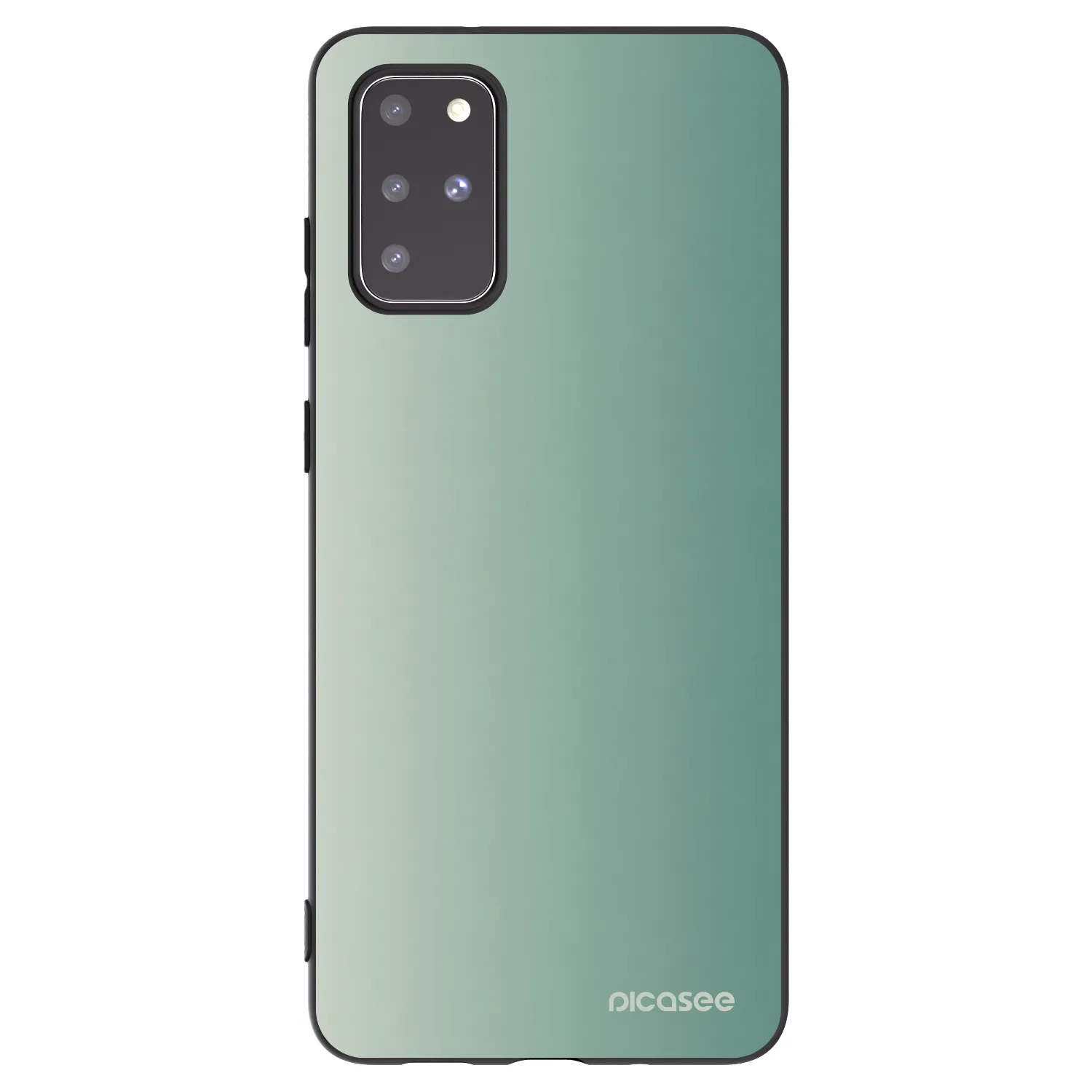Picasee Μαύρη θήκη σιλικόνης για Samsung Galaxy S20+ G985F - Misty Sage