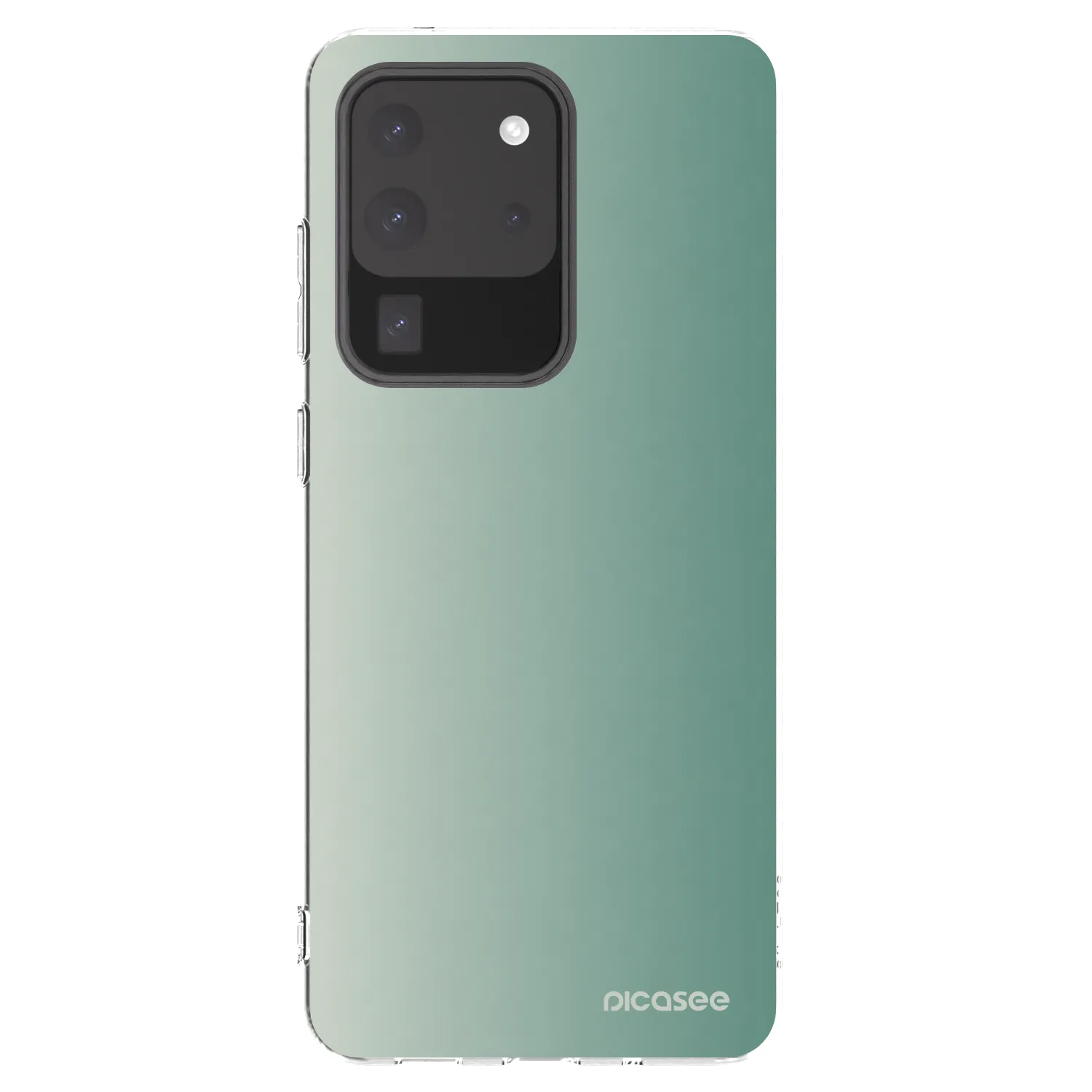 Picasee διαφανής θήκη σιλικόνης Samsung Galaxy S20 Ultra 5G G988F - Misty Sage