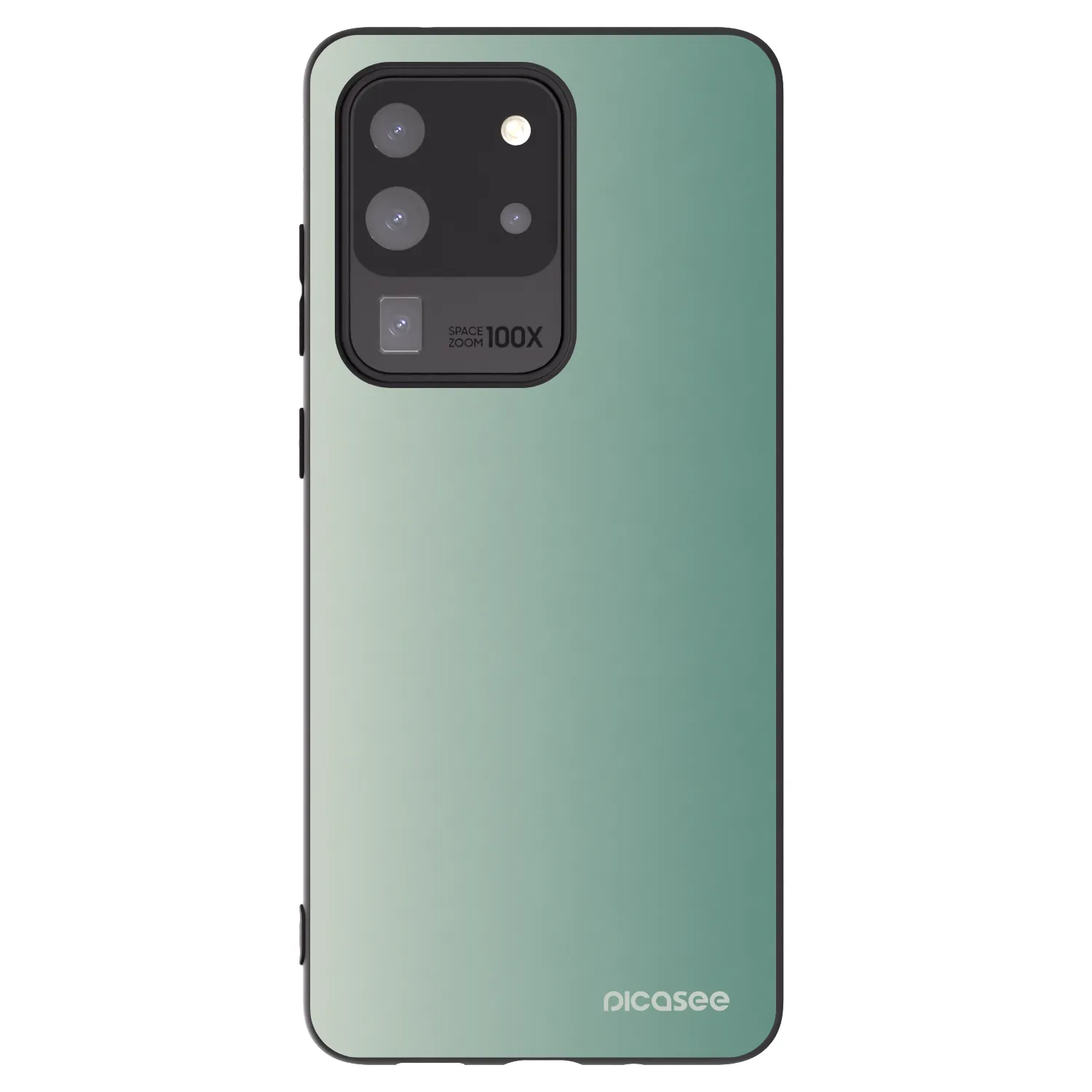 Picasee Μαύρη θήκη σιλικόνης για Samsung Galaxy S20 Ultra 5G G988F - Misty Sage