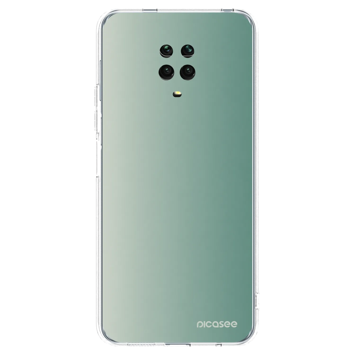 Picasee διαφανής θήκη σιλικόνης Xiaomi Redmi Note 9 Pro - Misty Sage