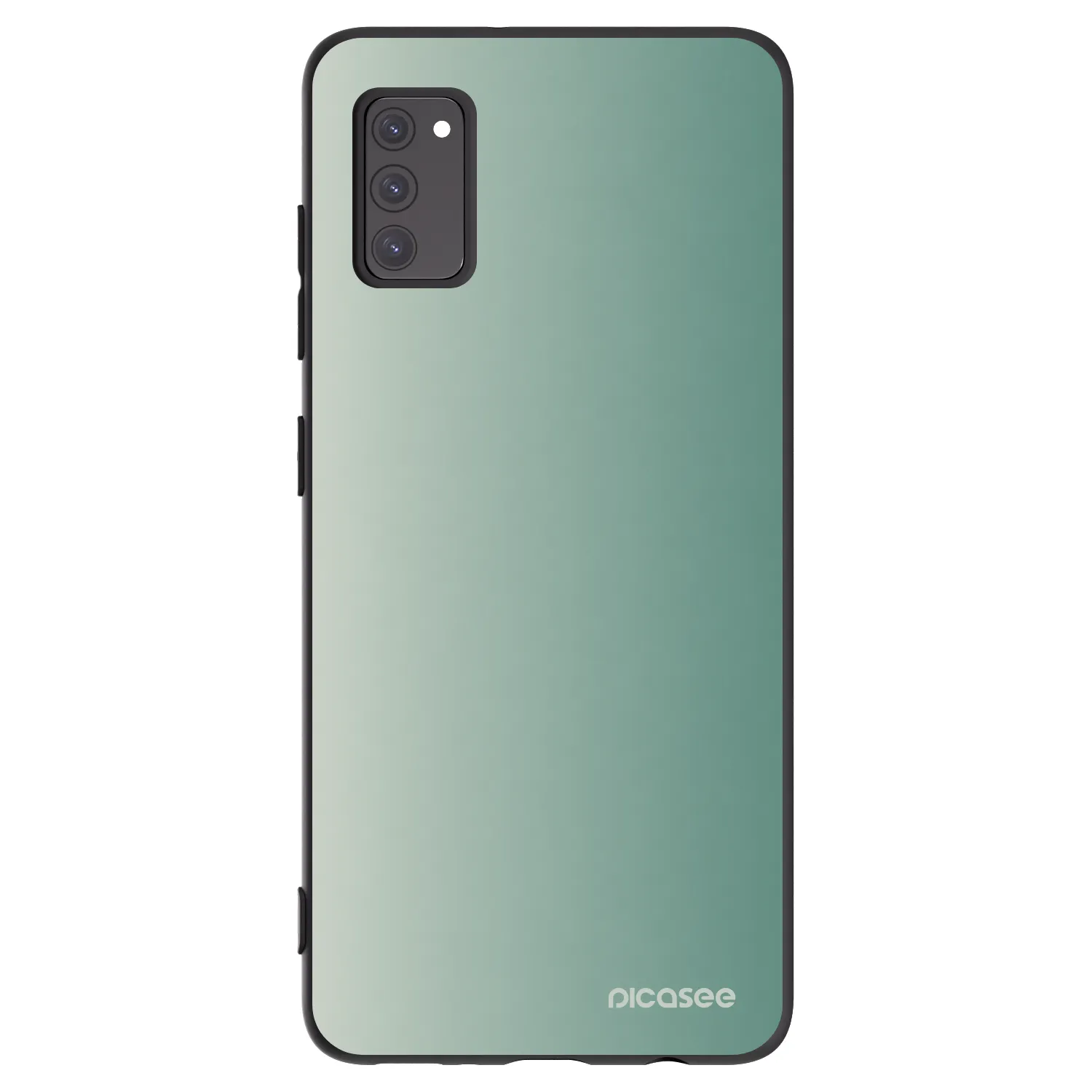 Picasee Μαύρη θήκη σιλικόνης για Samsung Galaxy A41 A415F - Misty Sage