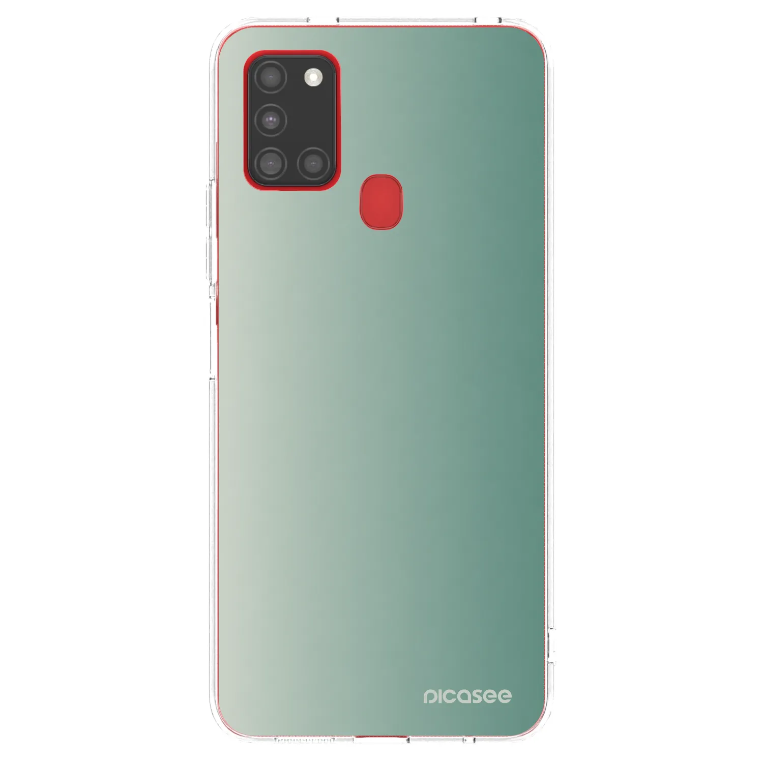 Picasee διαφανής θήκη σιλικόνης Samsung Galaxy A21s - Misty Sage