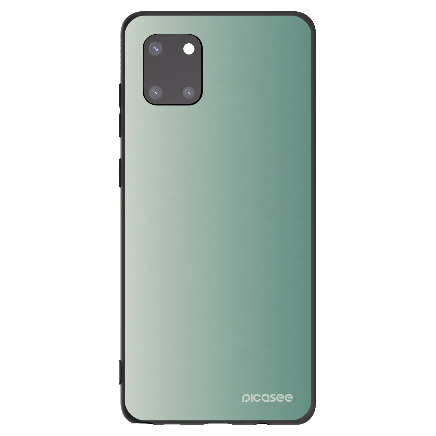 Picasee Μαύρη θήκη σιλικόνης για Samsung Galaxy Note 10 Lite N770F - Misty Sage