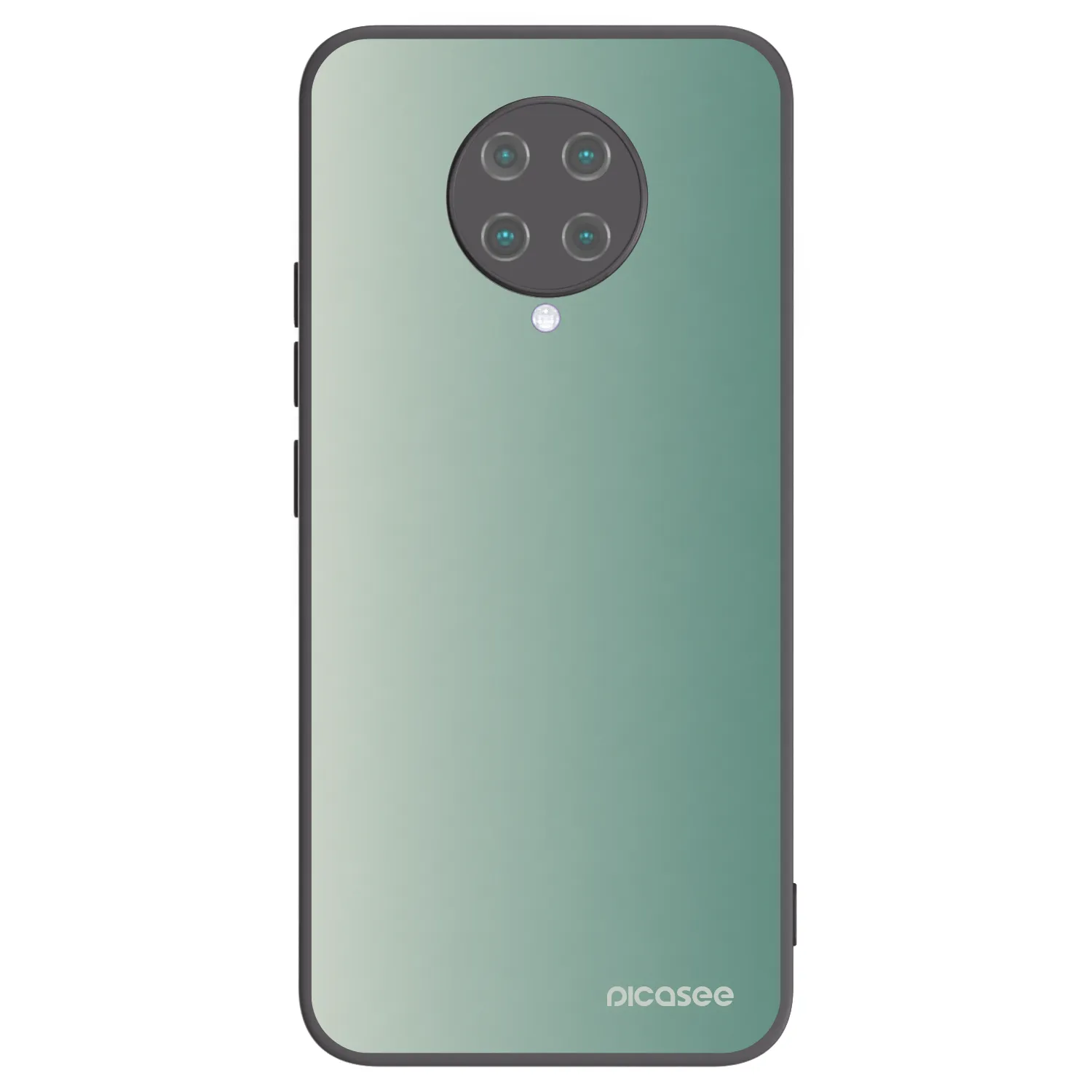Picasee Μαύρη θήκη σιλικόνης για Xiaomi Poco F2 Pro - Misty Sage