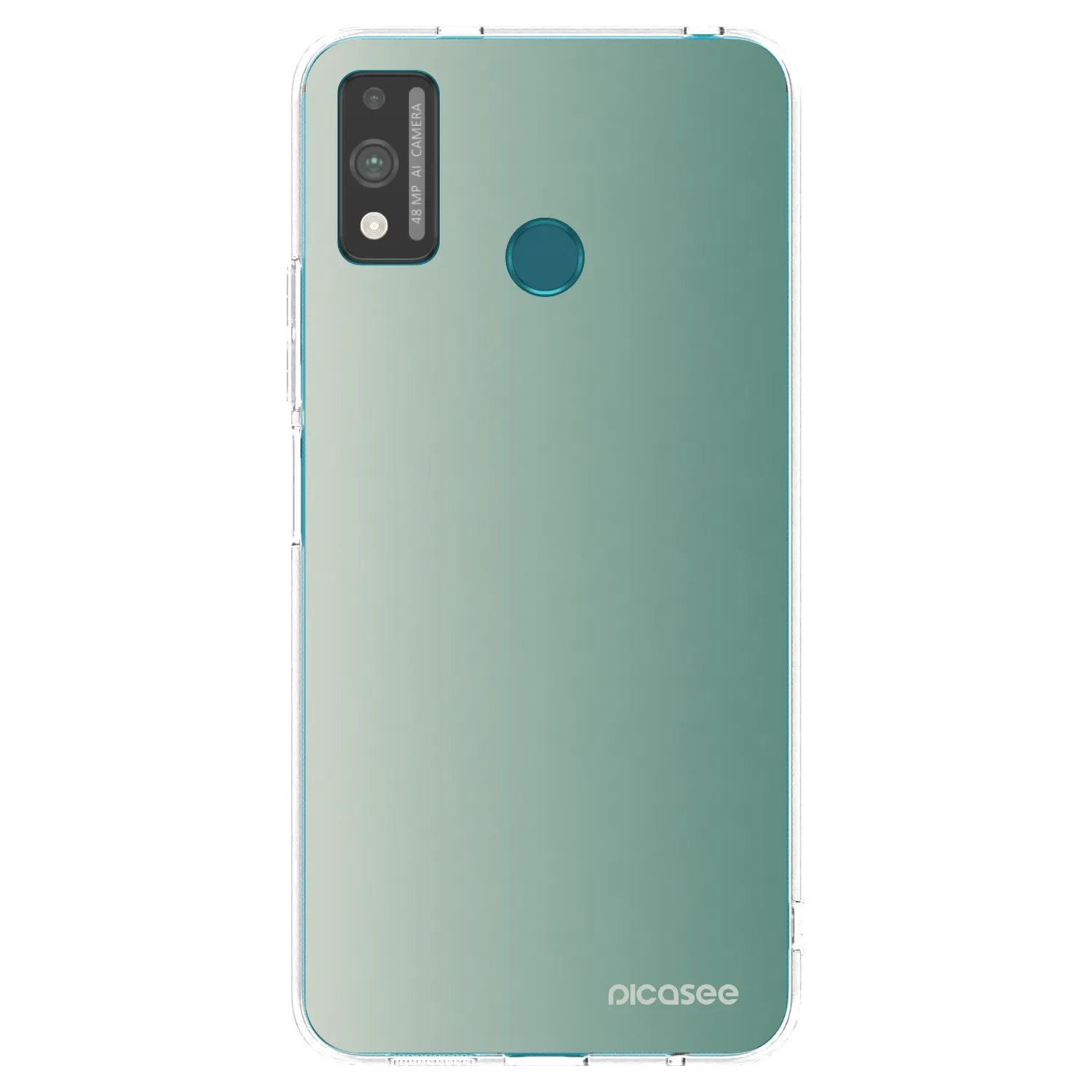 Picasee διαφανής θήκη σιλικόνης Honor 9X Lite - Misty Sage