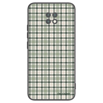 Picasee Μαύρη θήκη σιλικόνης για Xiaomi Redmi Note 9T - Sage Tartan