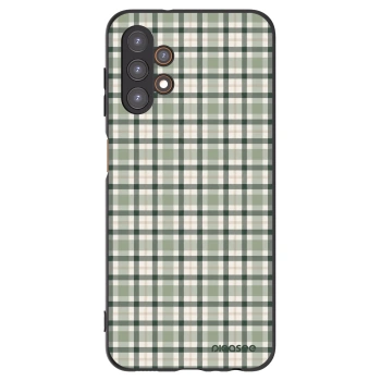 Picasee Μαύρη θήκη σιλικόνης για Samsung Galaxy A13 4G A135 - Sage Tartan