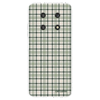 Picasee διαφανής θήκη σιλικόνης Honor Magic4 Lite 5G - Sage Tartan