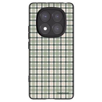 Picasee Μαύρη θήκη σιλικόνης για Xiaomi Redmi Note 14 Pro+ 5G - Sage Tartan