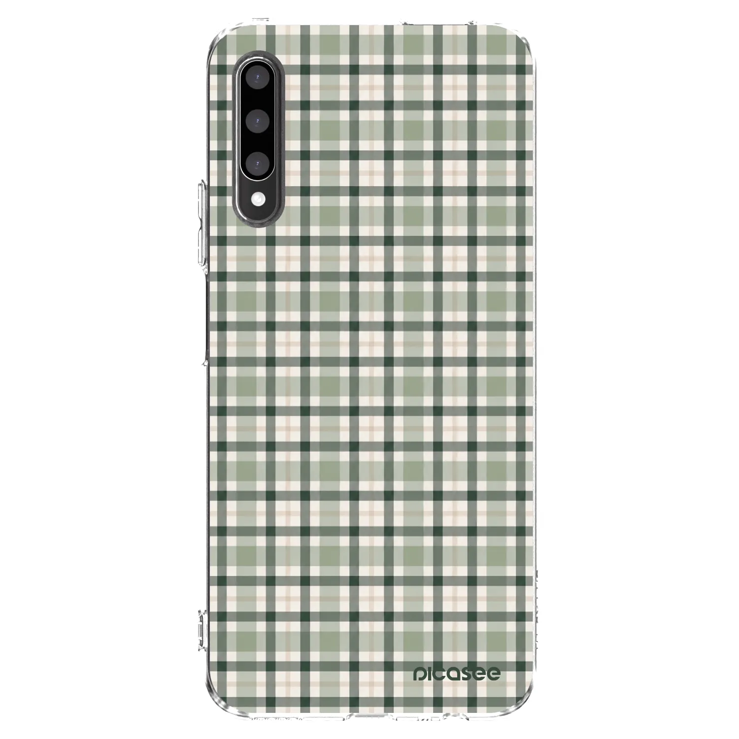 Picasee διαφανής θήκη σιλικόνης Honor 9X Pro - Sage Tartan