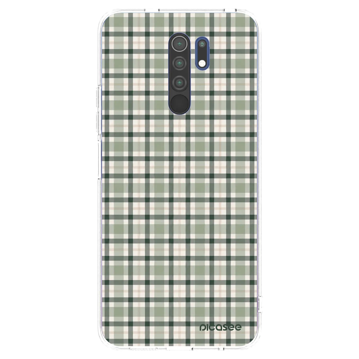 Picasee διαφανής θήκη σιλικόνης Xiaomi Redmi 9 - Sage Tartan