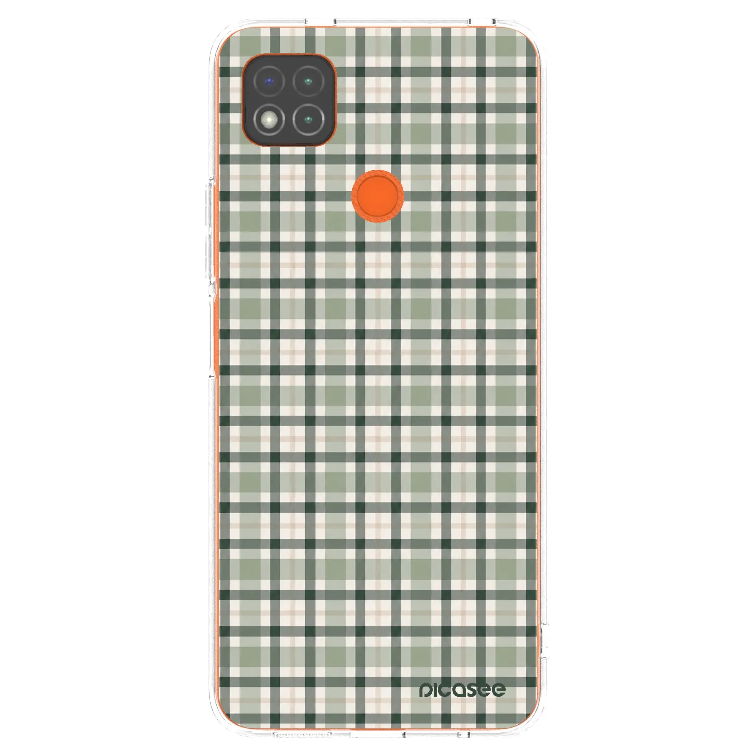 Picasee διαφανής θήκη σιλικόνης Xiaomi Redmi 9C - Sage Tartan