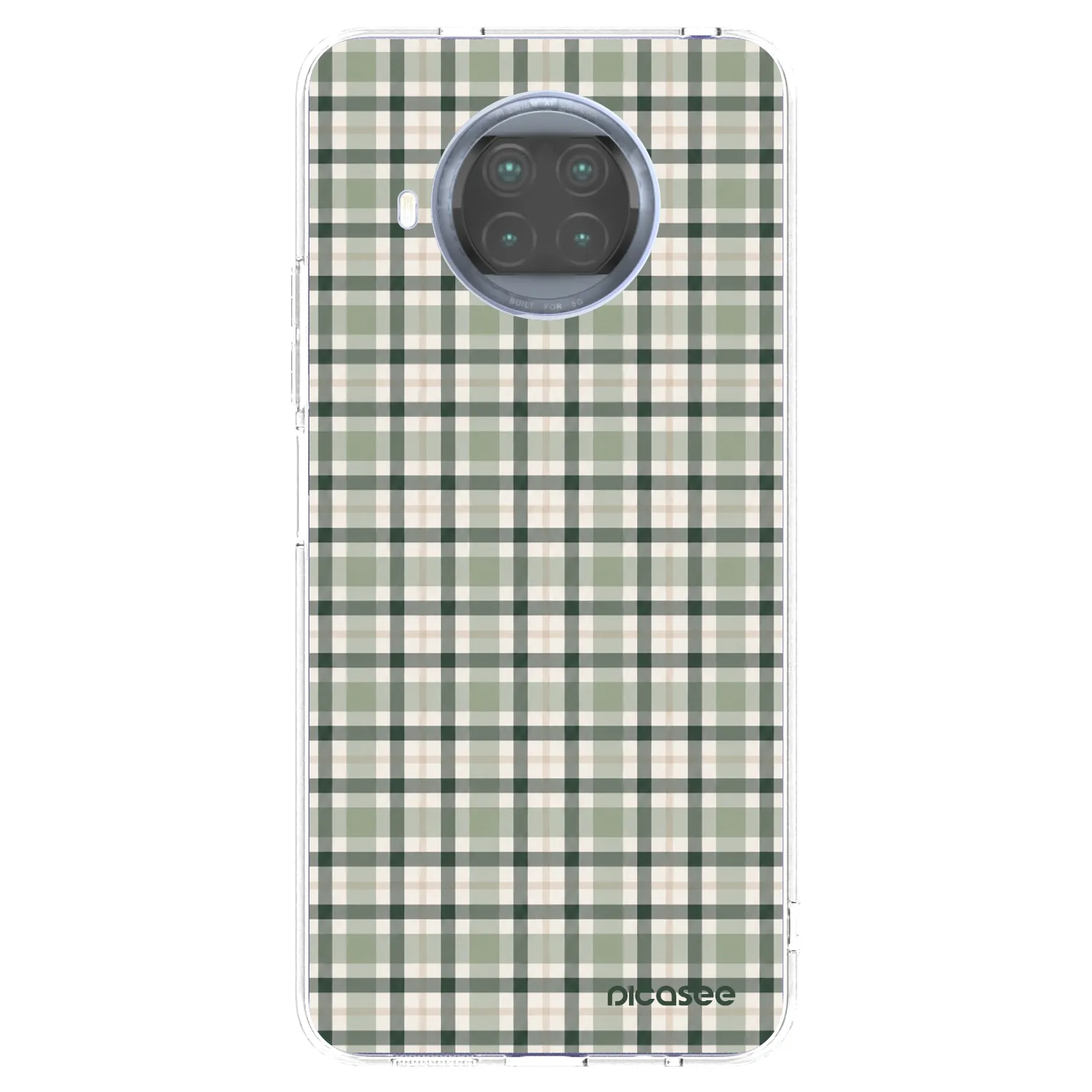 Picasee διαφανής θήκη σιλικόνης Xiaomi Mi 10T Lite - Sage Tartan