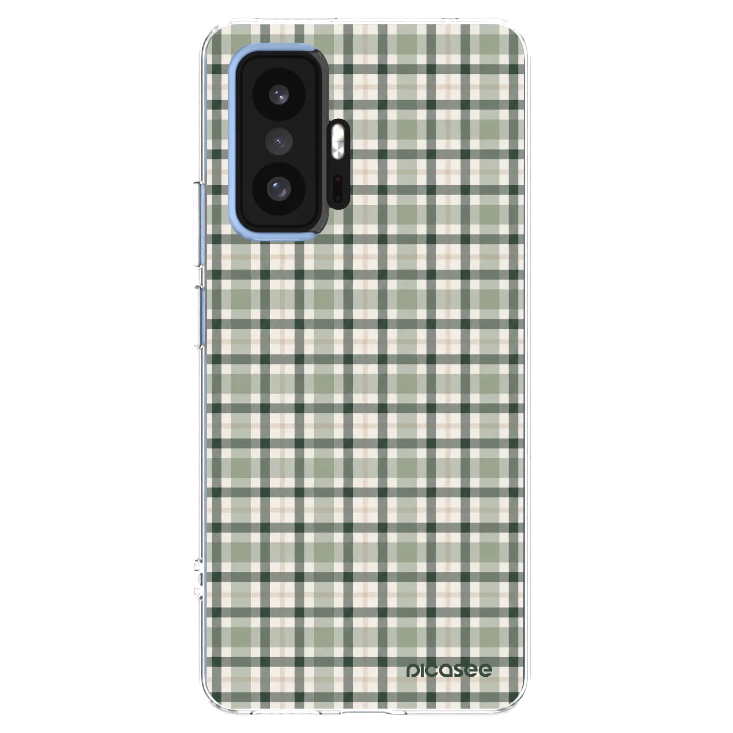 Picasee διαφανής θήκη σιλικόνης Xiaomi 11T - Sage Tartan