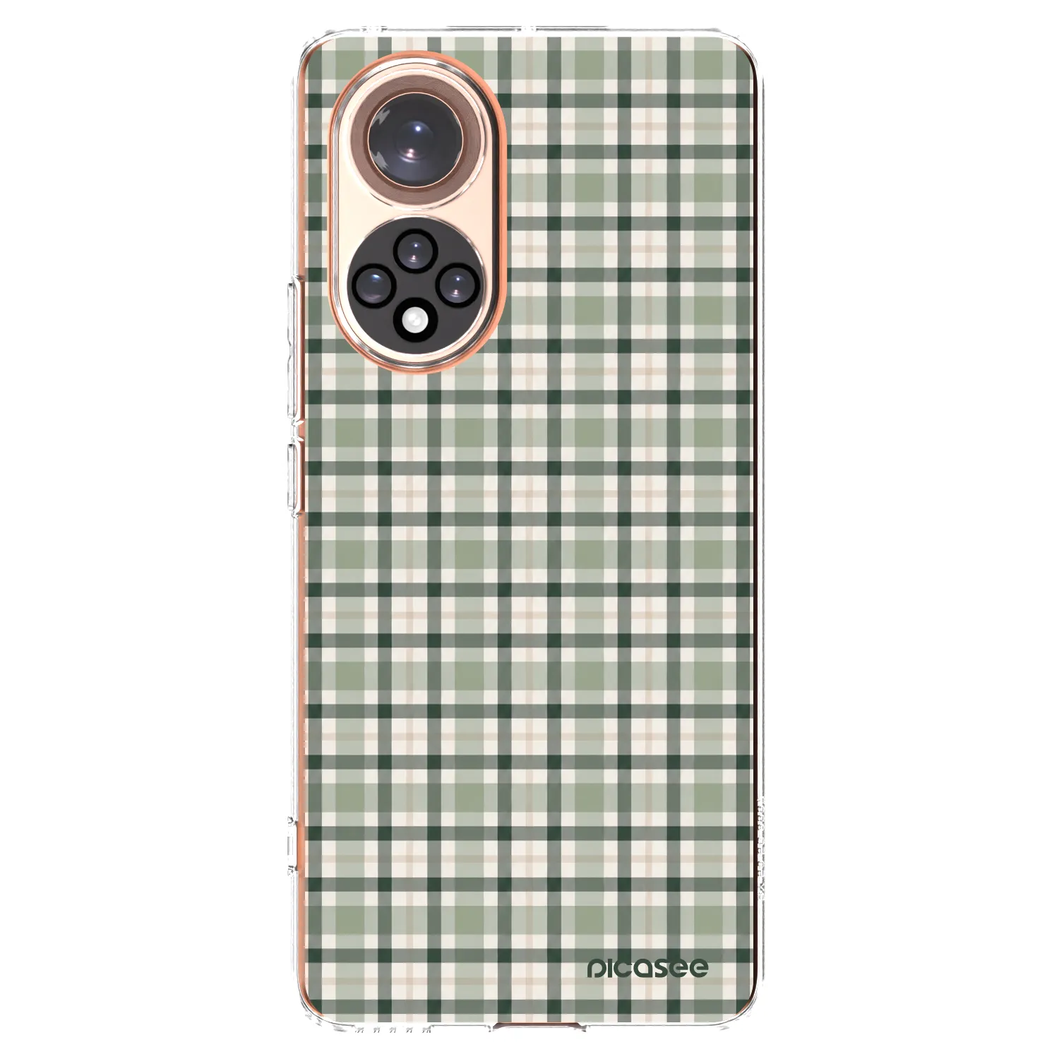 Picasee διαφανής θήκη σιλικόνης Honor 50 5G - Sage Tartan