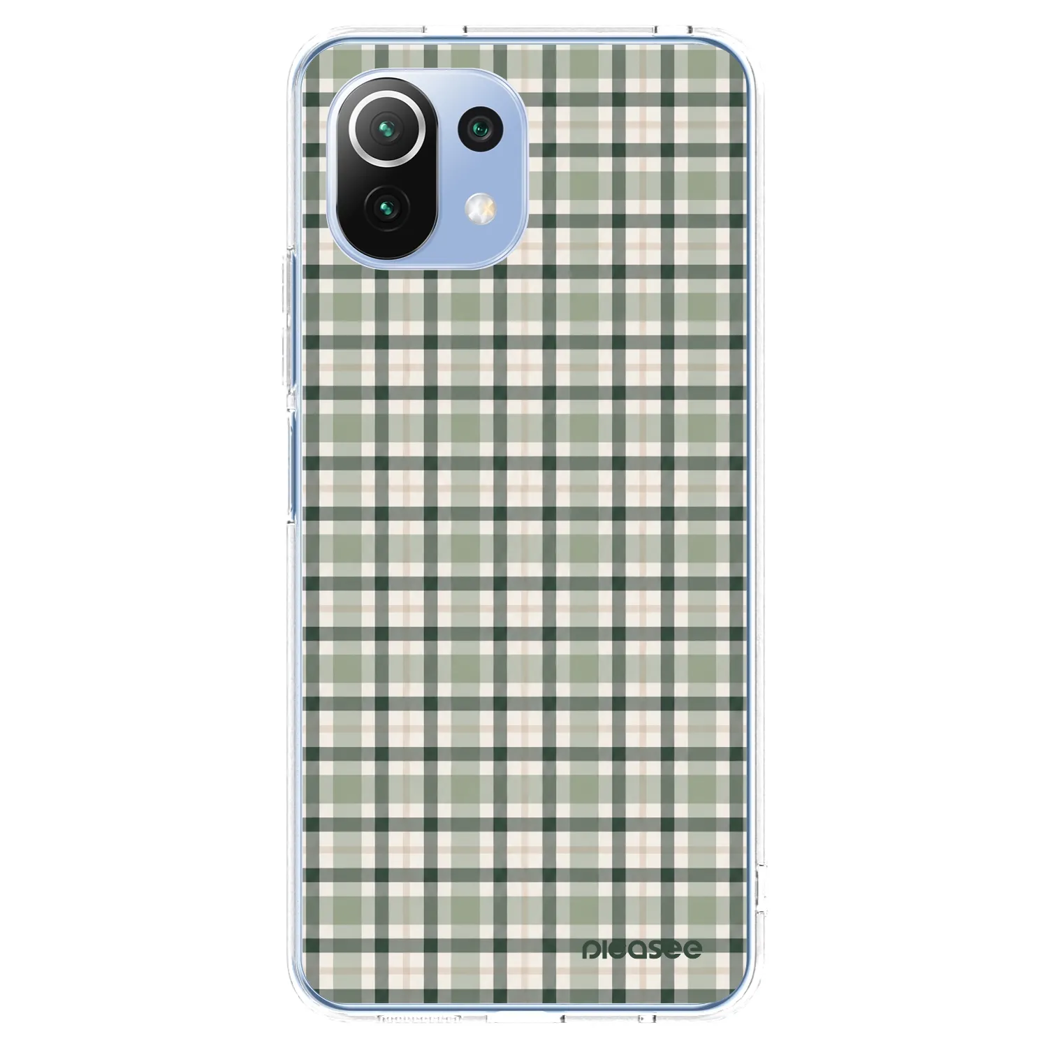 Picasee διαφανής θήκη σιλικόνης Xiaomi 11 Lite 5G NE - Sage Tartan
