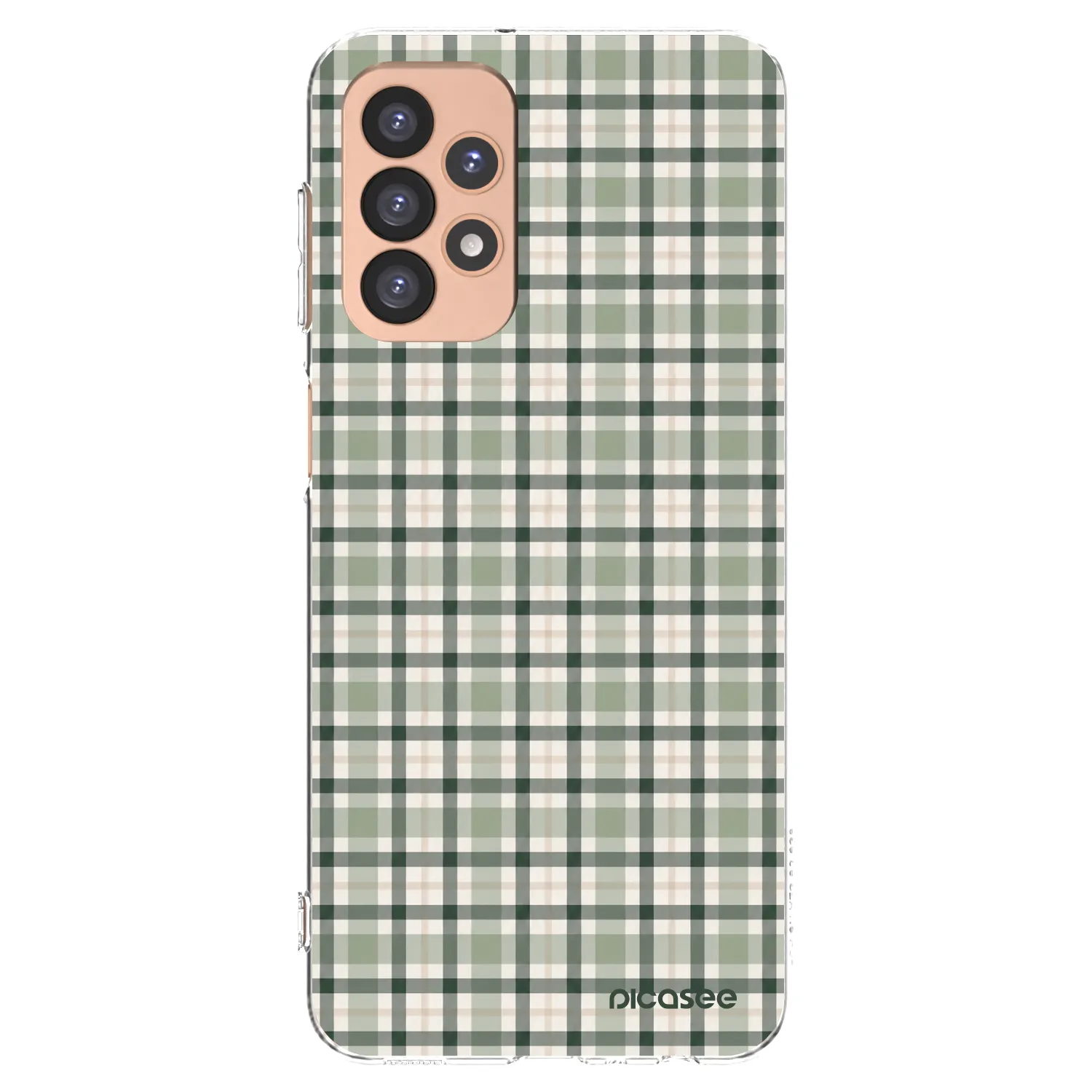 Picasee διαφανής θήκη σιλικόνης Samsung Galaxy A23 A236B 5G - Sage Tartan
