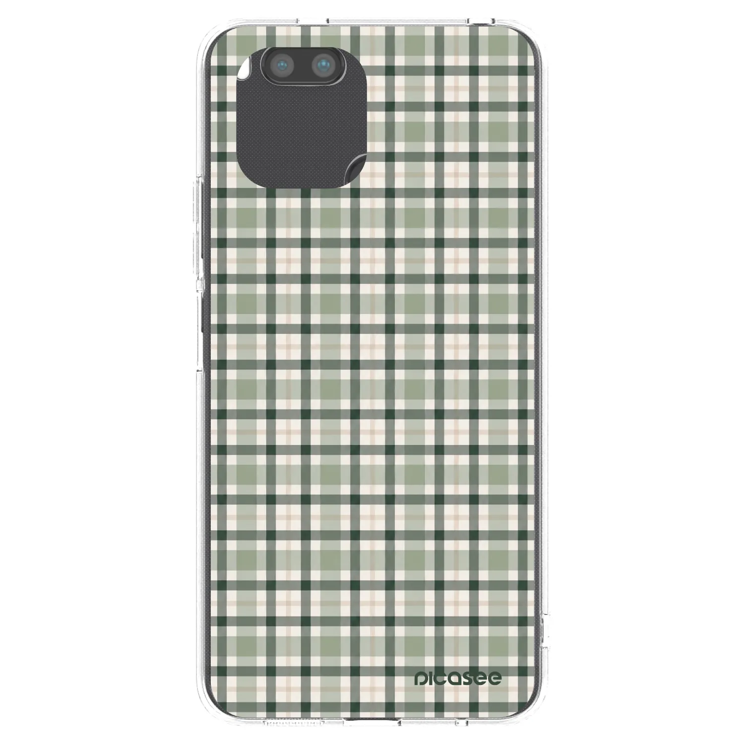 Picasee διαφανής θήκη σιλικόνης Xiaomi Redmi A1 - Sage Tartan