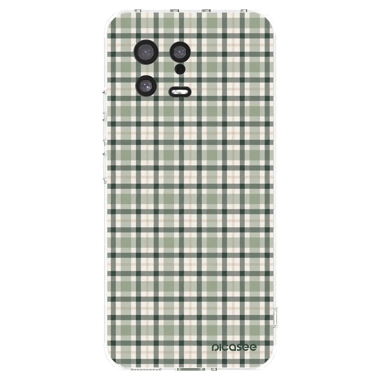 Picasee διαφανής θήκη σιλικόνης Xiaomi 13 - Sage Tartan