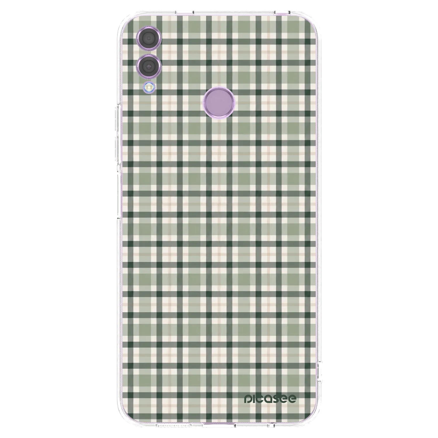 Picasee διαφανής θήκη σιλικόνης Honor 8X - Sage Tartan