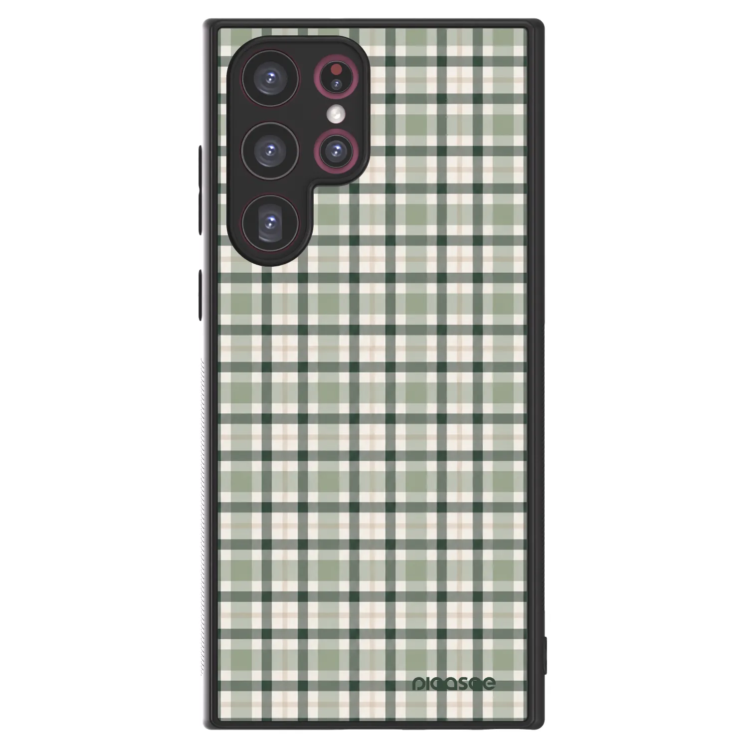 Picasee ULTIMATE CASE PowerShare για Samsung Galaxy S22 Ultra 5G - Sage Tartan