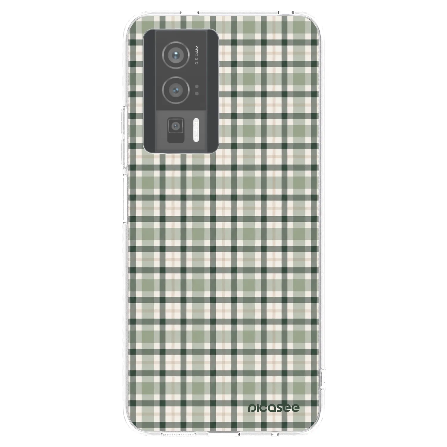 Picasee διαφανής θήκη σιλικόνης Xiaomi Poco F5 Pro 5G - Sage Tartan