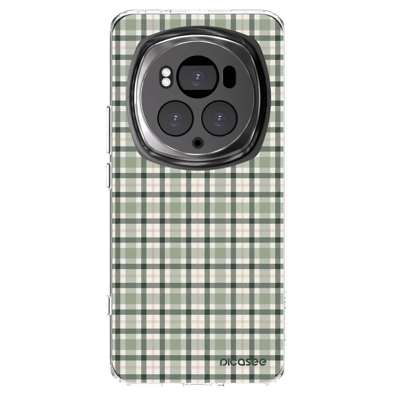 Picasee διαφανής θήκη σιλικόνης Honor Magic6 Pro - Sage Tartan