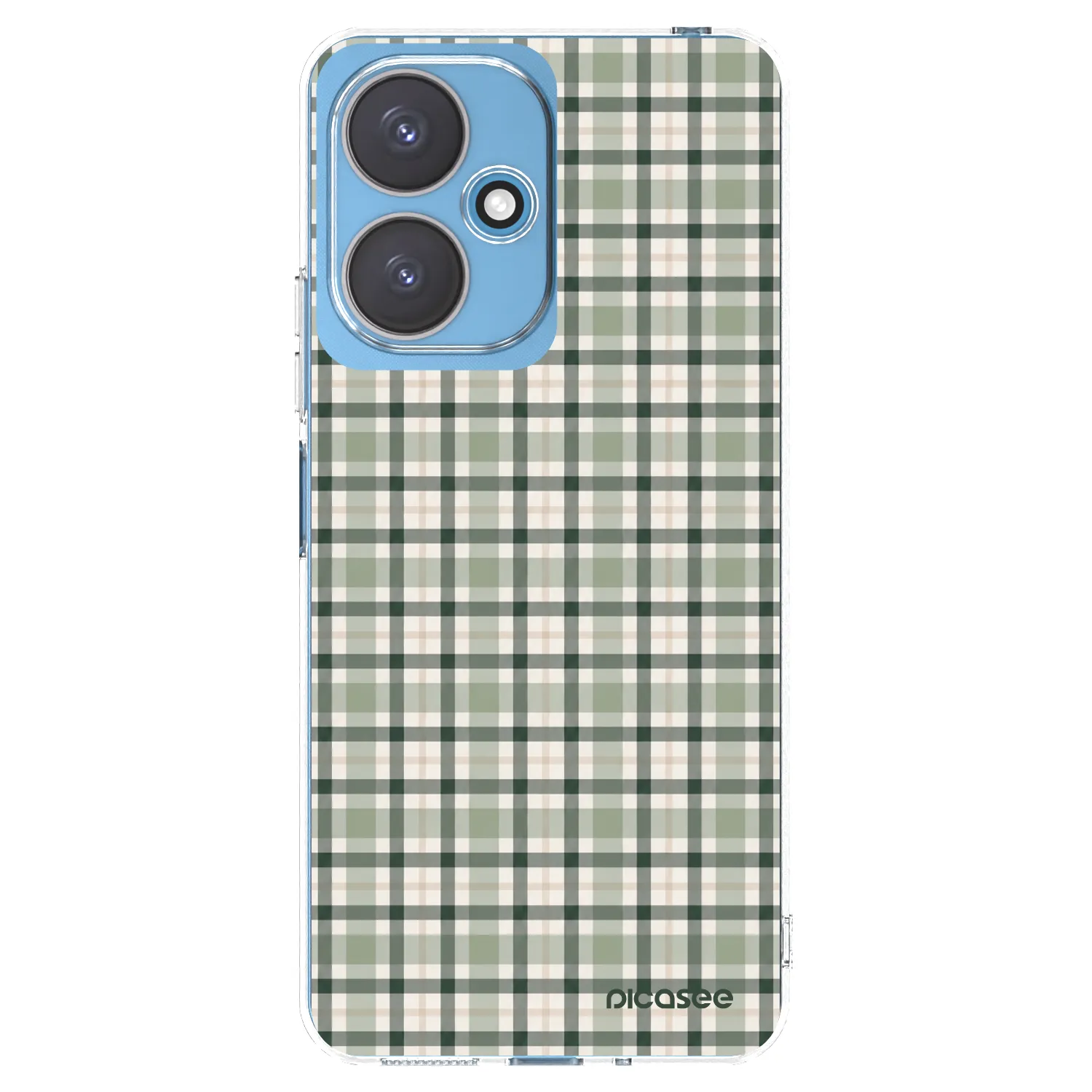 Picasee διαφανής θήκη σιλικόνης Xiaomi Redmi 13C 5G - Sage Tartan
