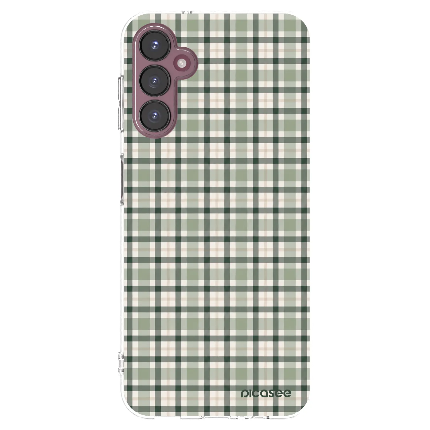 Picasee διαφανής θήκη σιλικόνης Samsung Galaxy A05s A057G - Sage Tartan