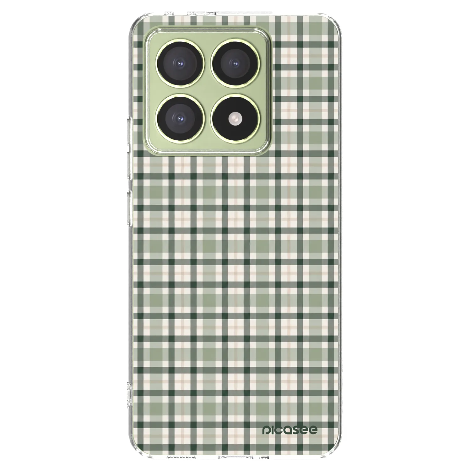 Picasee διαφανής θήκη σιλικόνης Xiaomi 14T - Sage Tartan
