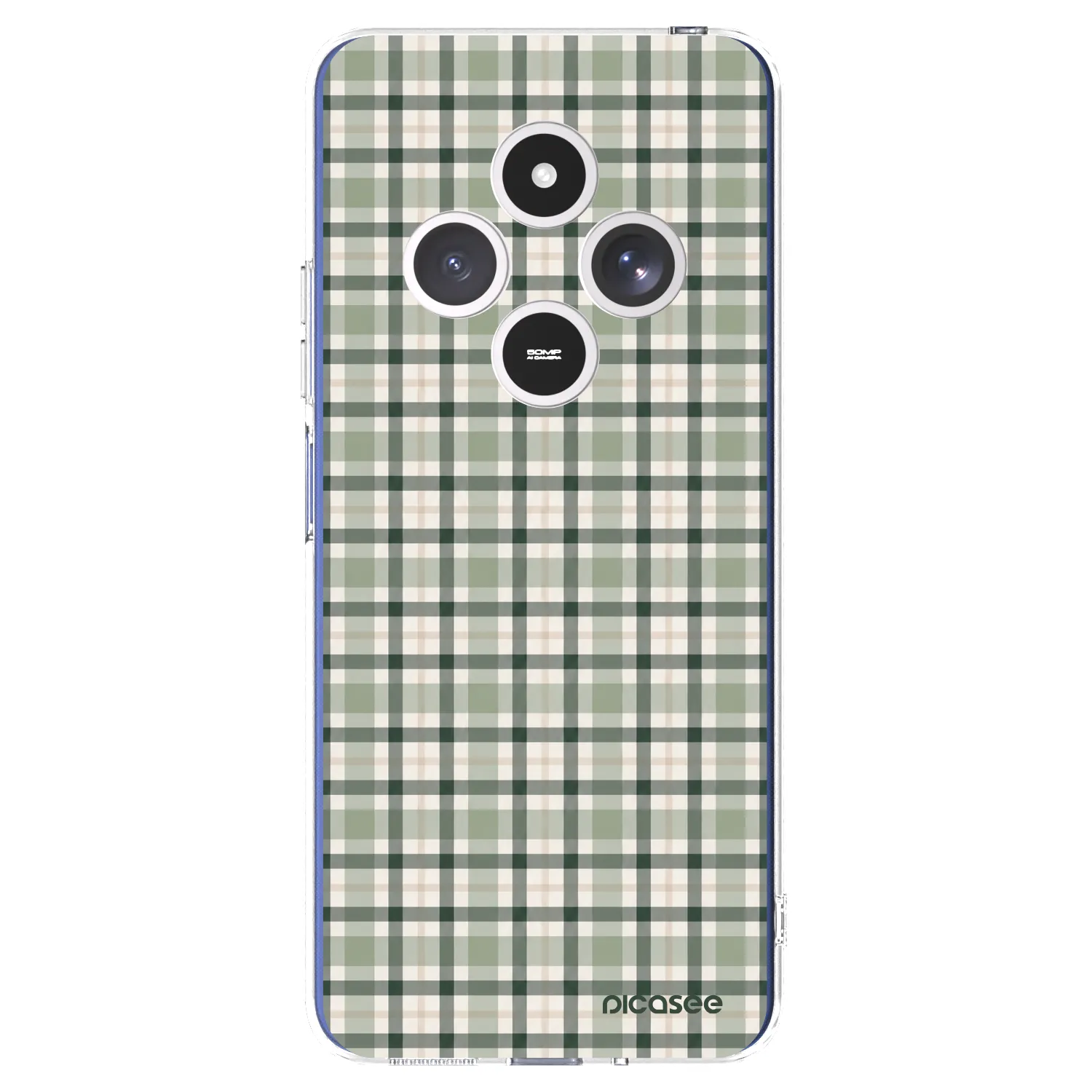 Picasee διαφανής θήκη σιλικόνης Xiaomi Redmi 14C - Sage Tartan