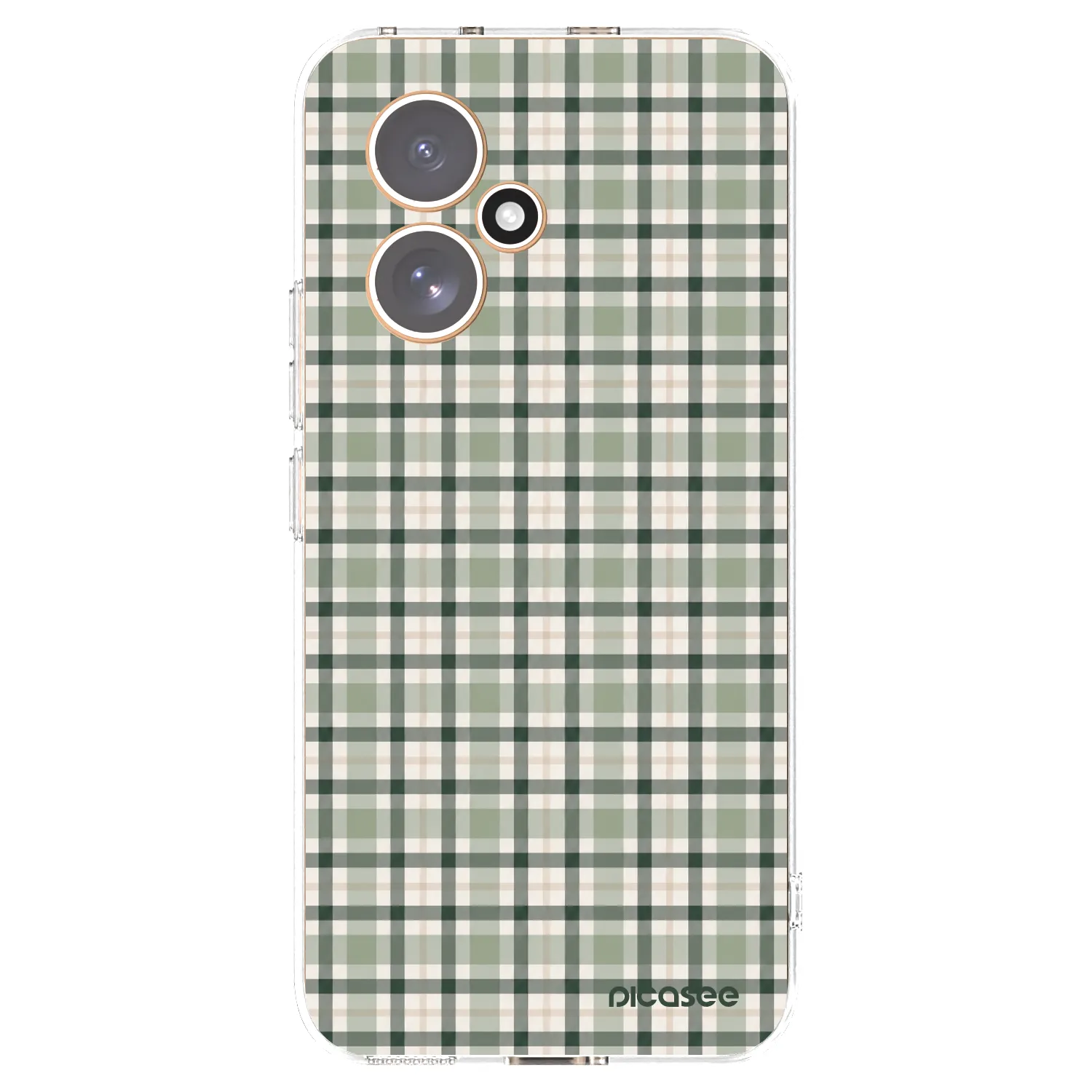 Picasee διαφανής θήκη σιλικόνης Honor 400 5G - Sage Tartan