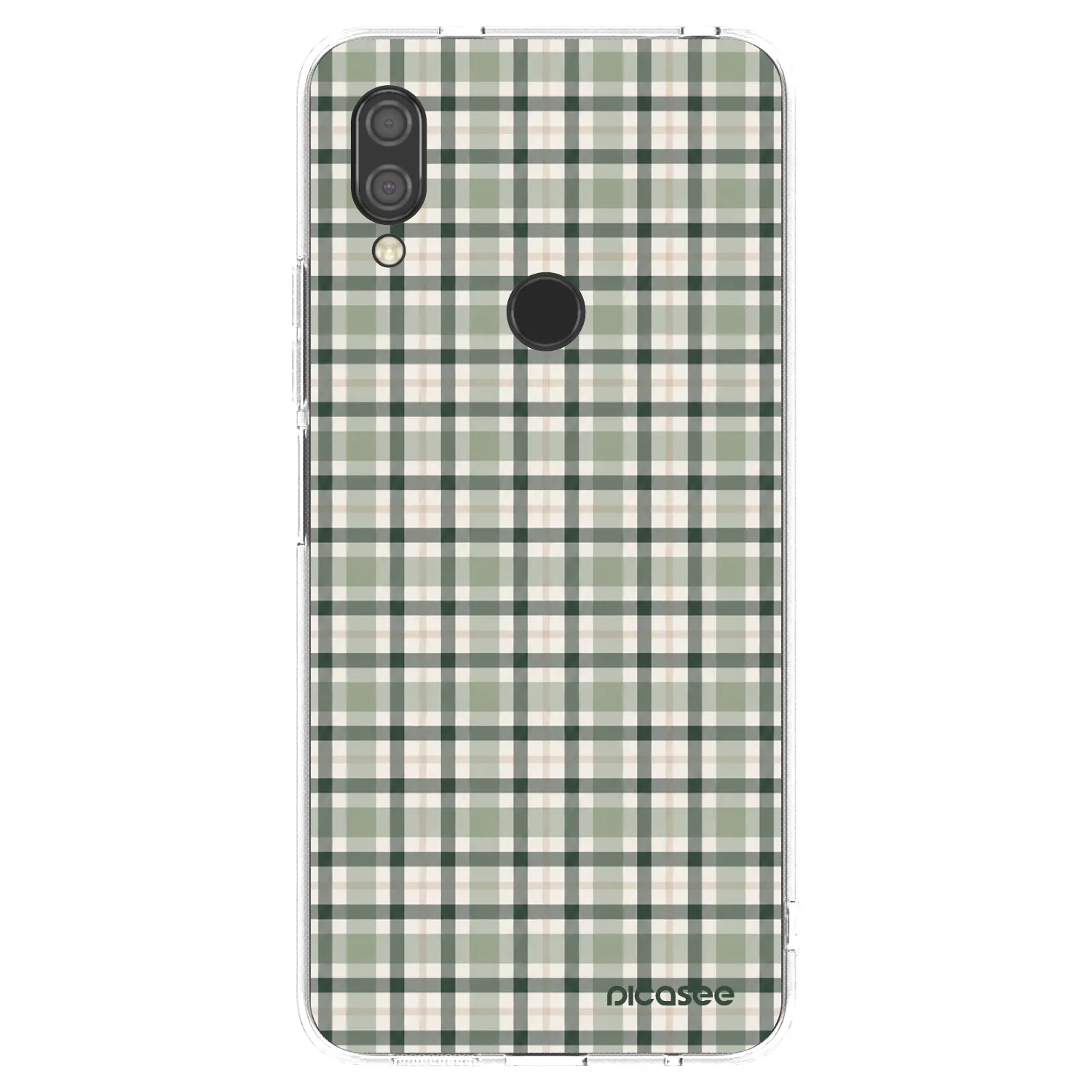 Picasee διαφανής θήκη σιλικόνης Xiaomi Redmi 7 - Sage Tartan
