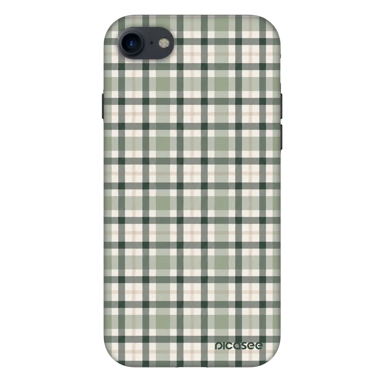 Picasee Fashion Case για Apple iPhone SE 2022 - Sage Tartan