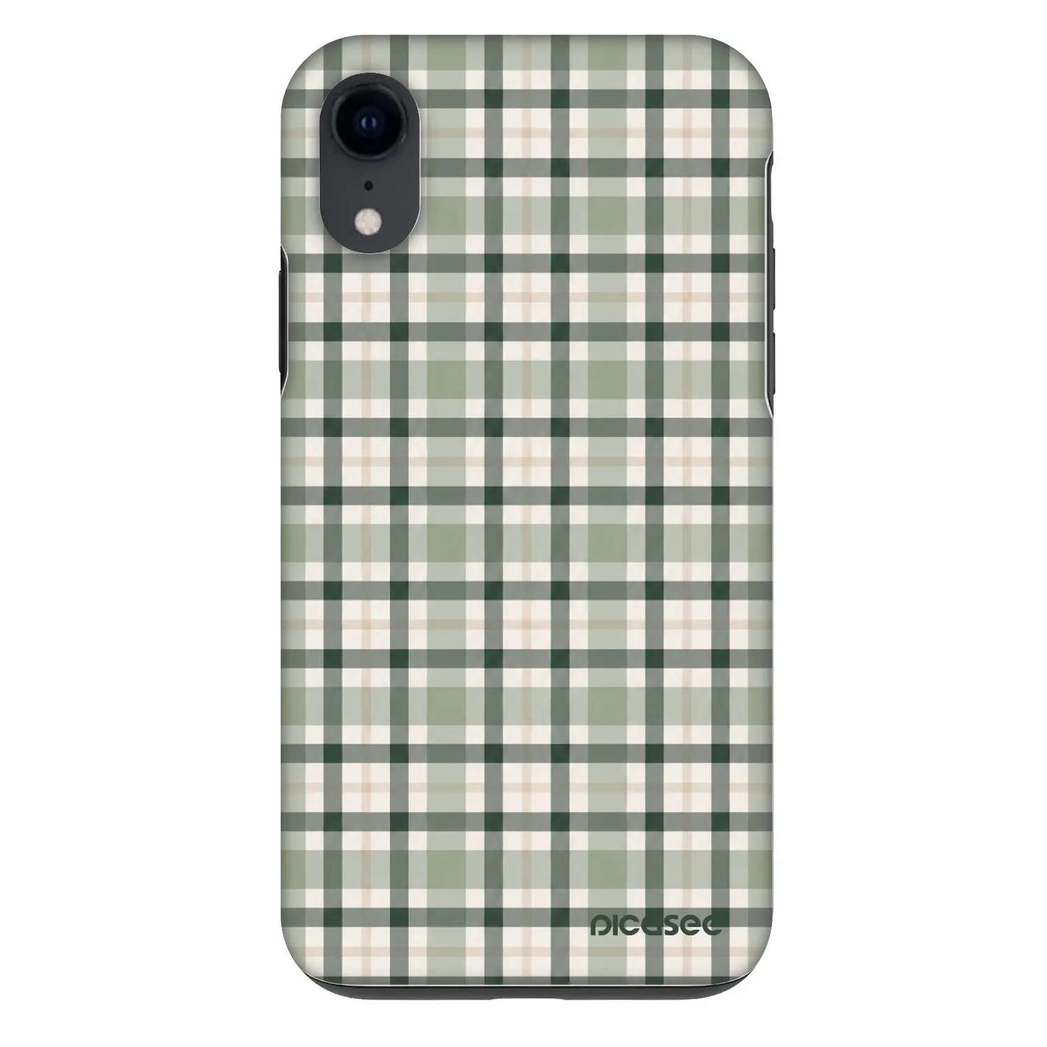 Picasee Fashion Case για Apple iPhone XR - Sage Tartan