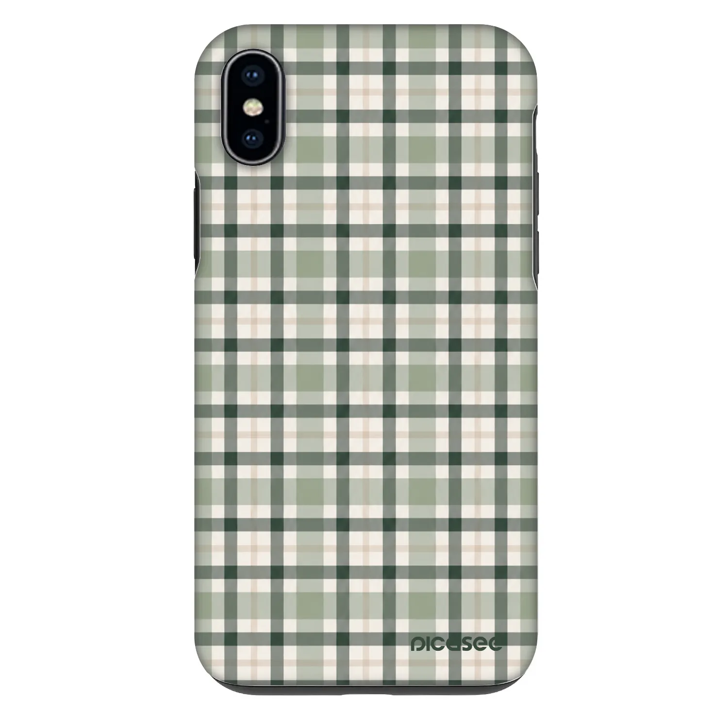 Picasee Fashion Case για Apple iPhone XS Max - Sage Tartan