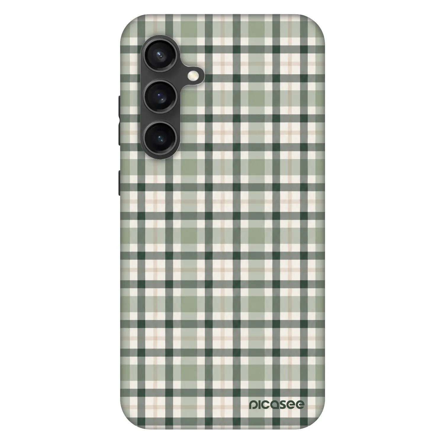 Picasee Fashion Case για Samsung Galaxy S24 FE S721B - Sage Tartan