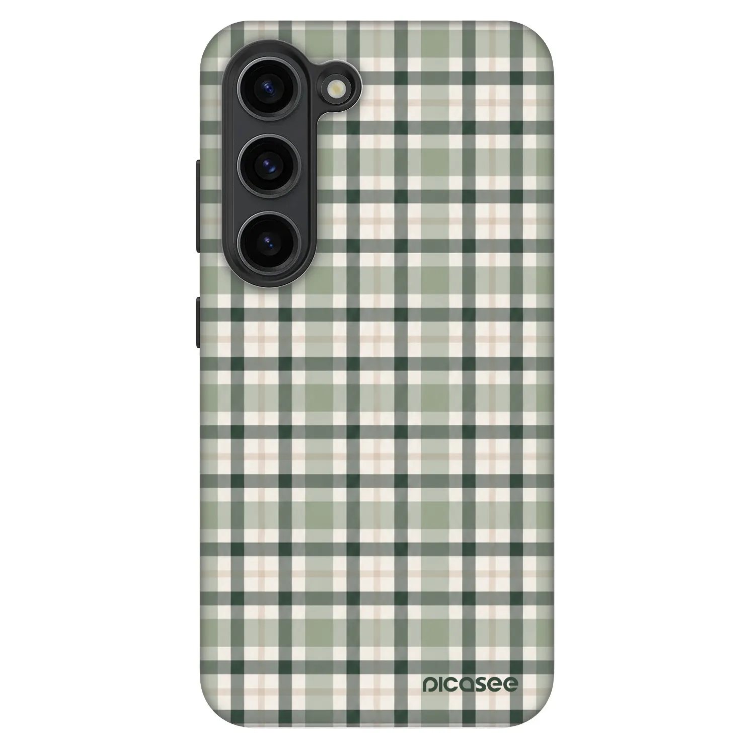 Picasee Fashion Case για Samsung Galaxy S23 5G - Sage Tartan
