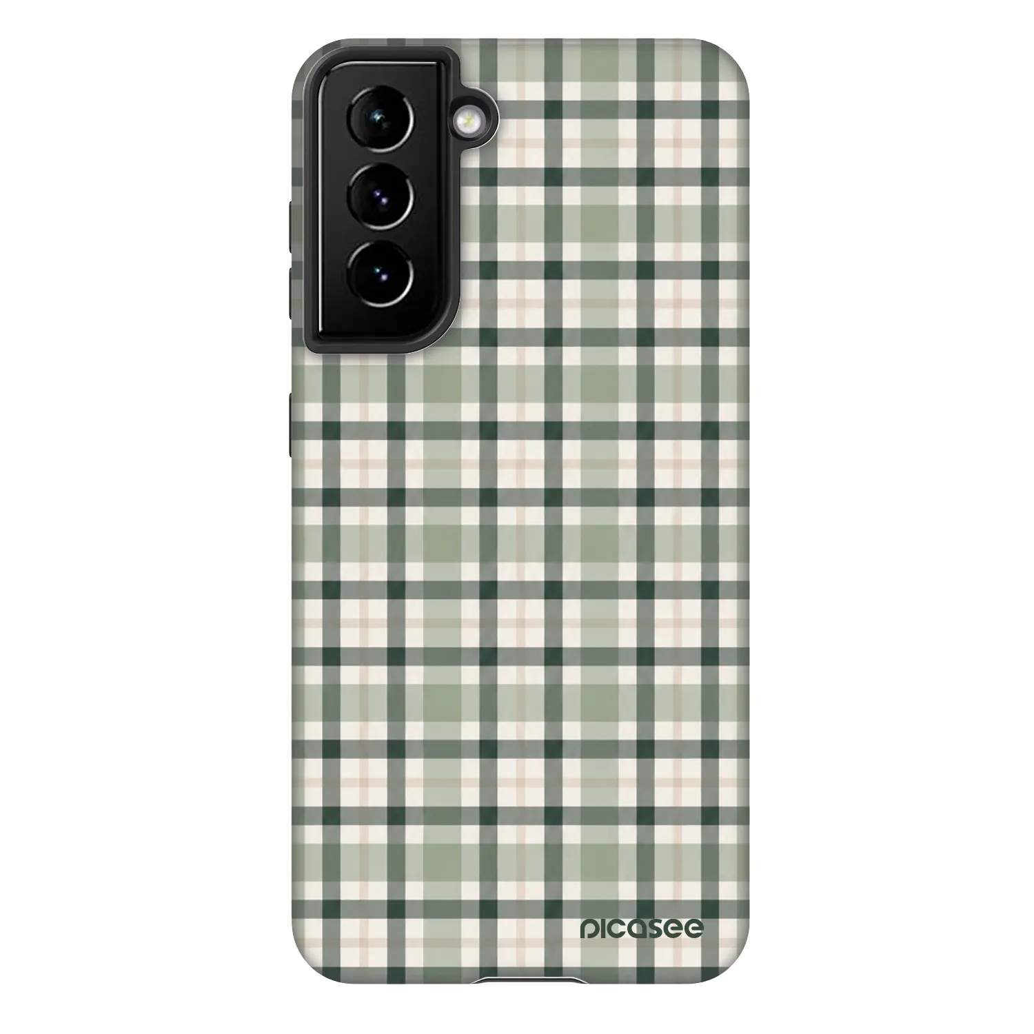 Picasee Fashion Case για Samsung Galaxy S21 5G G991B - Sage Tartan