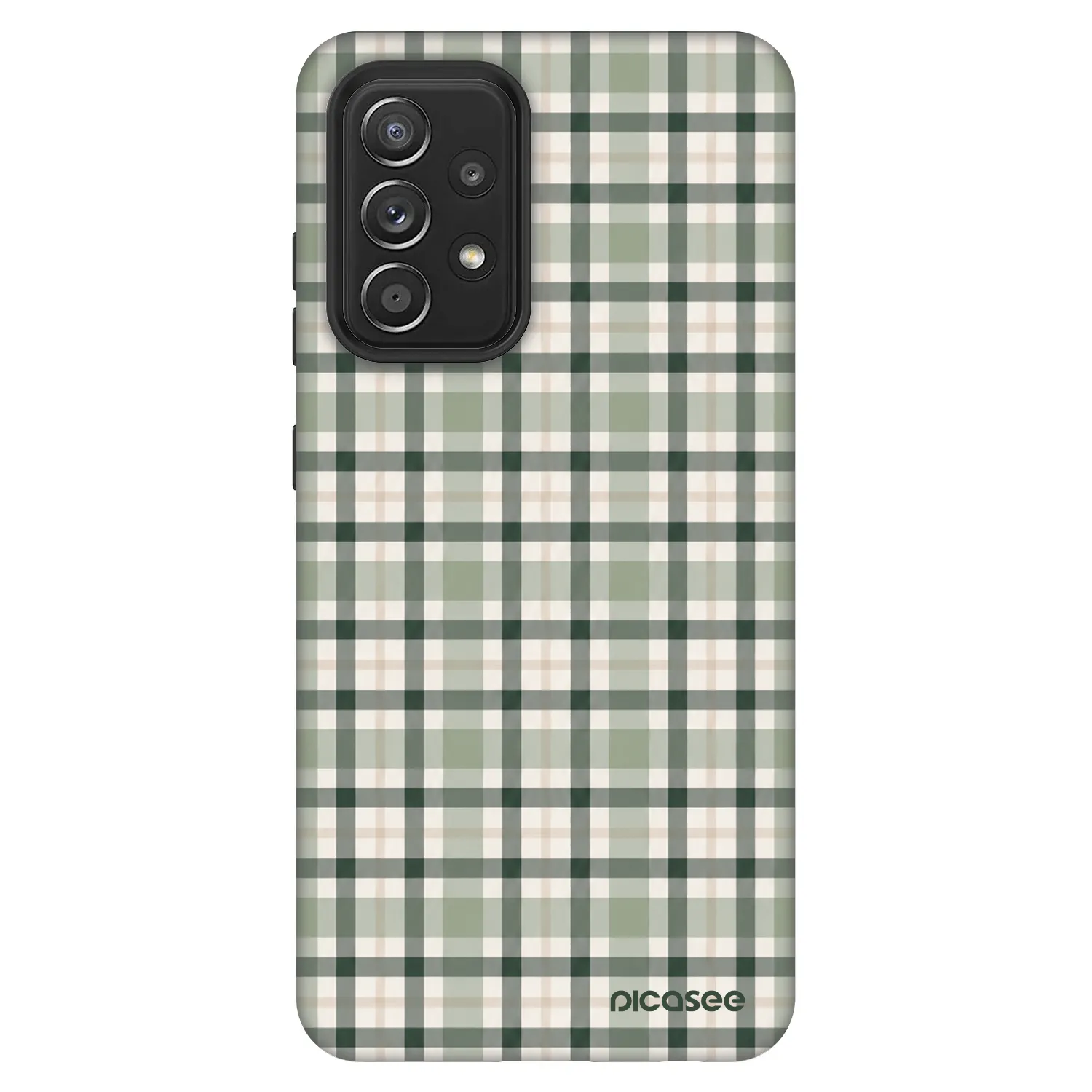 Picasee Fashion Case για Samsung Galaxy A52s 5G A528B - Sage Tartan