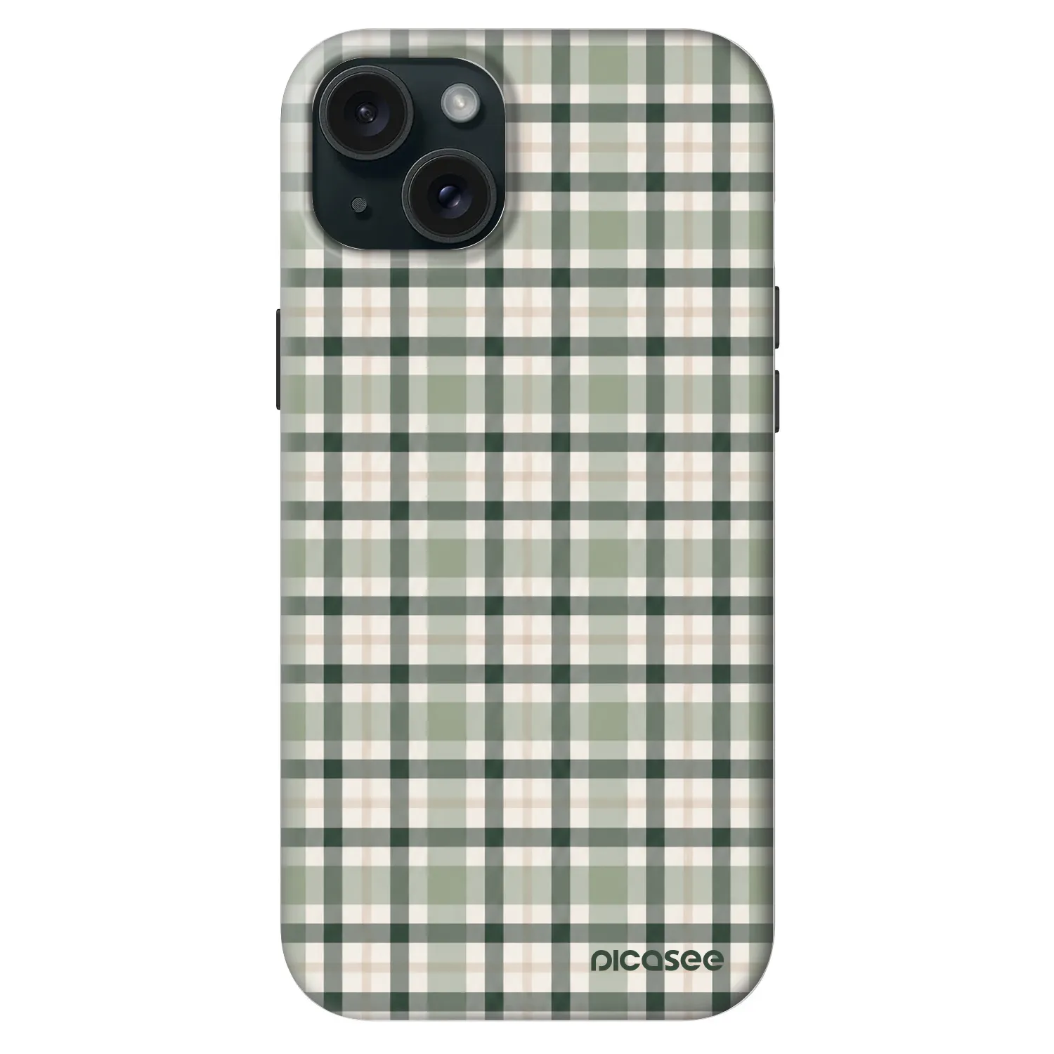 Picasee Fashion Case MagSafe για Apple iPhone 15 Plus - Sage Tartan