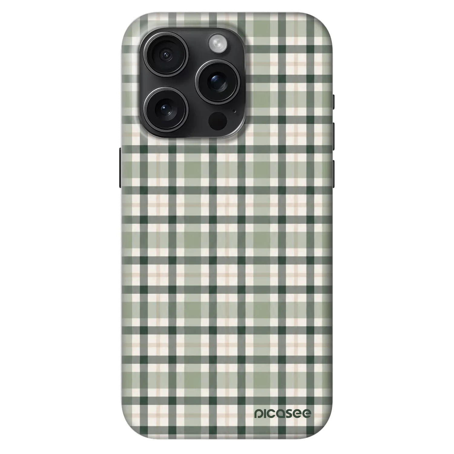 Picasee Fashion Case MagSafe για Apple iPhone 15 Pro - Sage Tartan