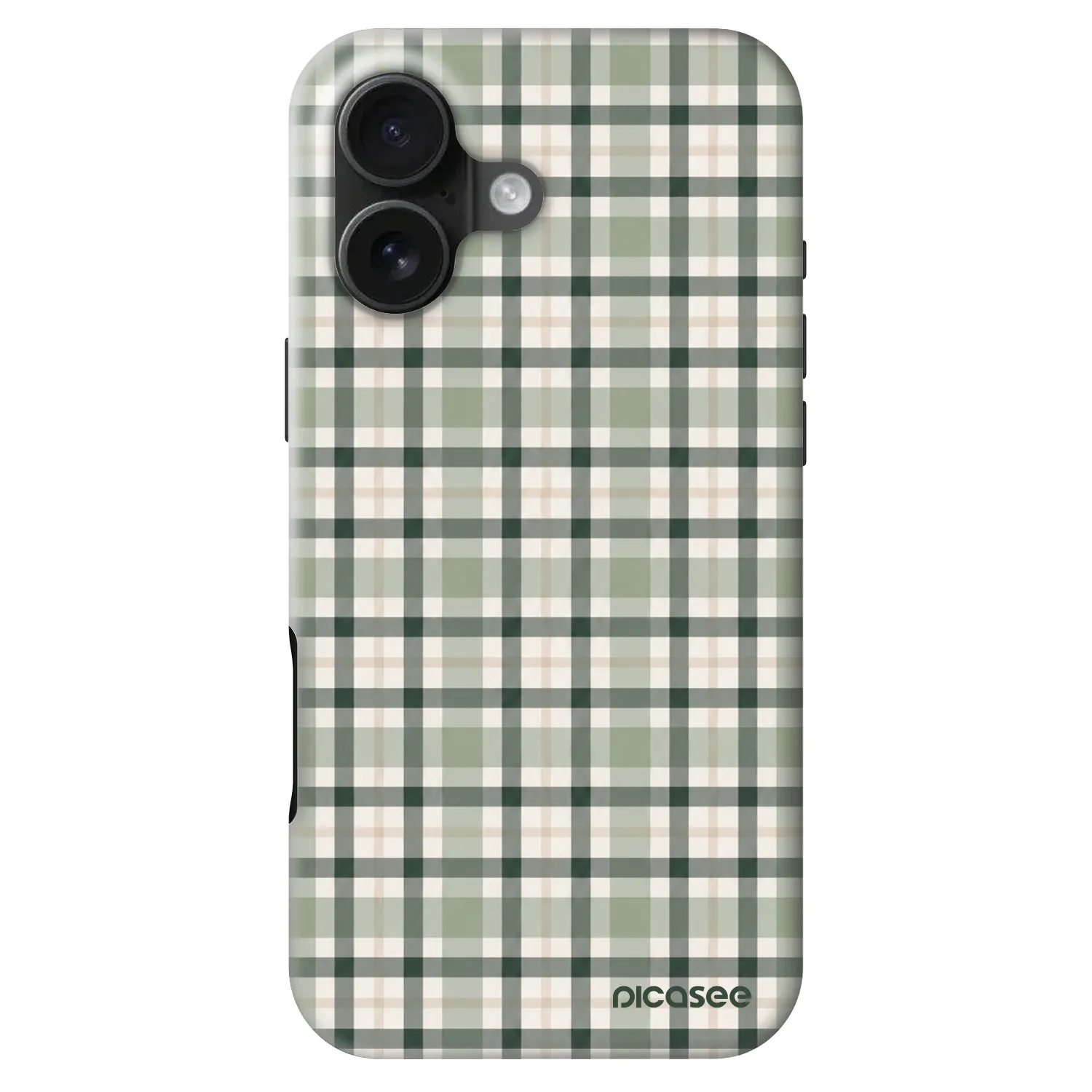 Picasee Fashion Case MagSafe για Apple iPhone 16 - Sage Tartan