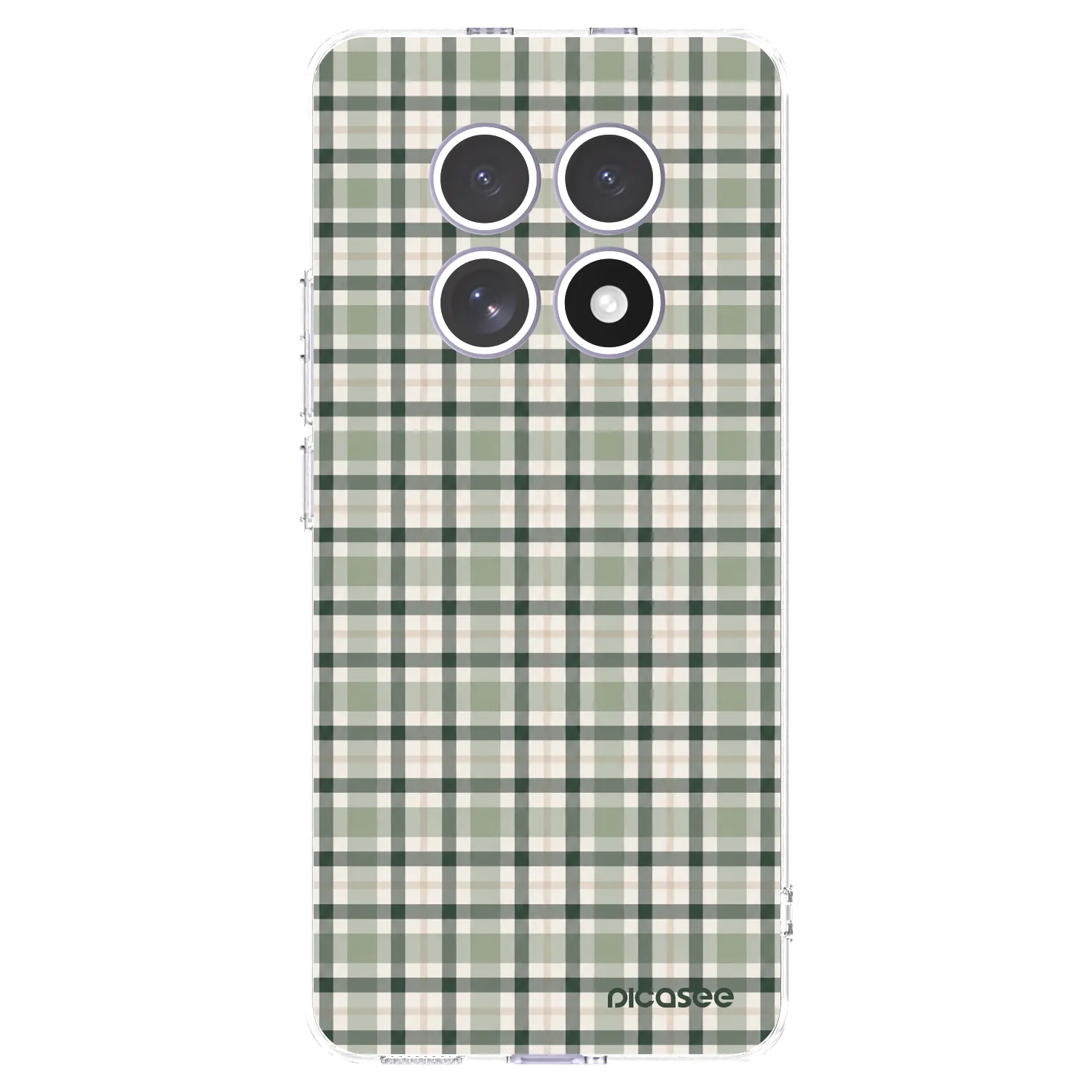 Picasee διαφανής θήκη σιλικόνης Xiaomi Redmi Note 15 4G - Sage Tartan