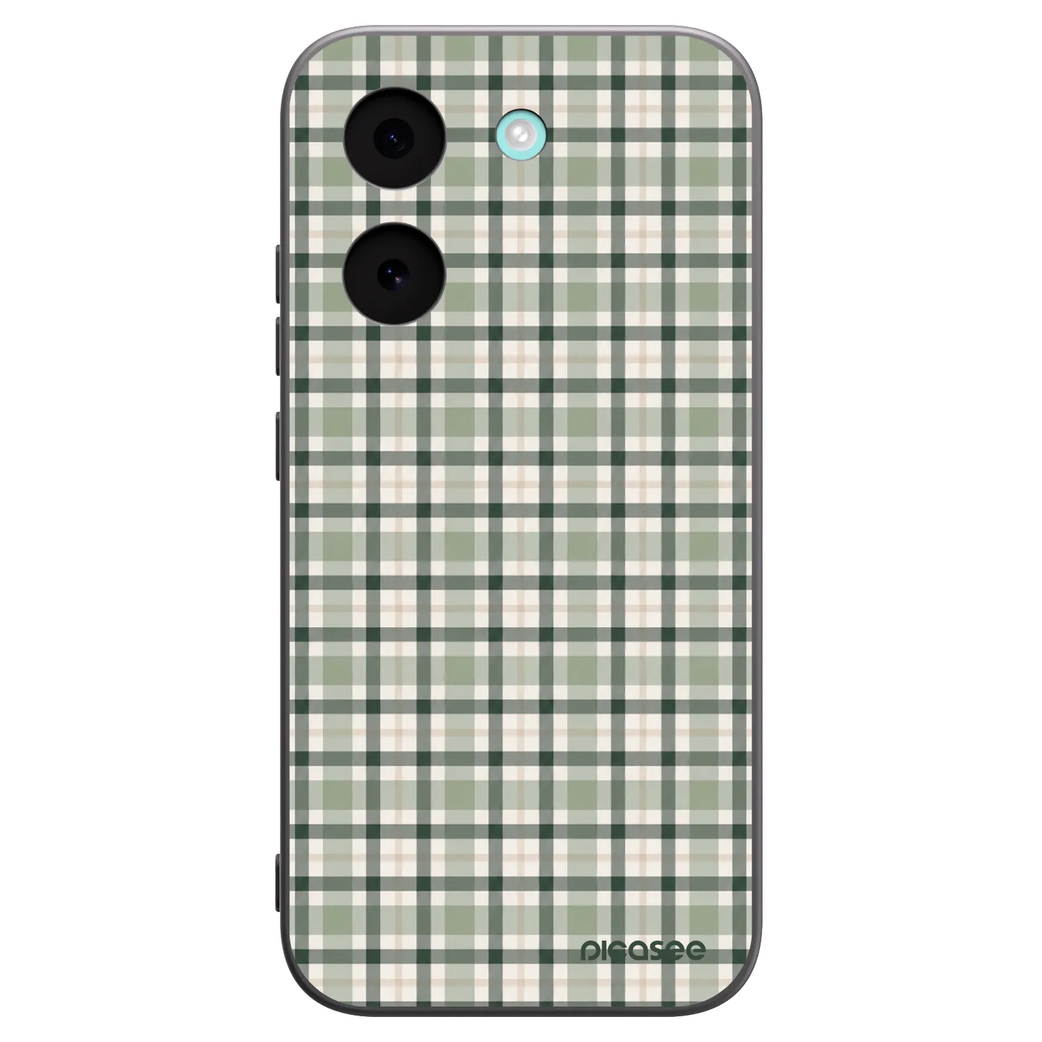 Picasee Μαύρη θήκη σιλικόνης για Xiaomi Poco X8 Pro - Sage Tartan