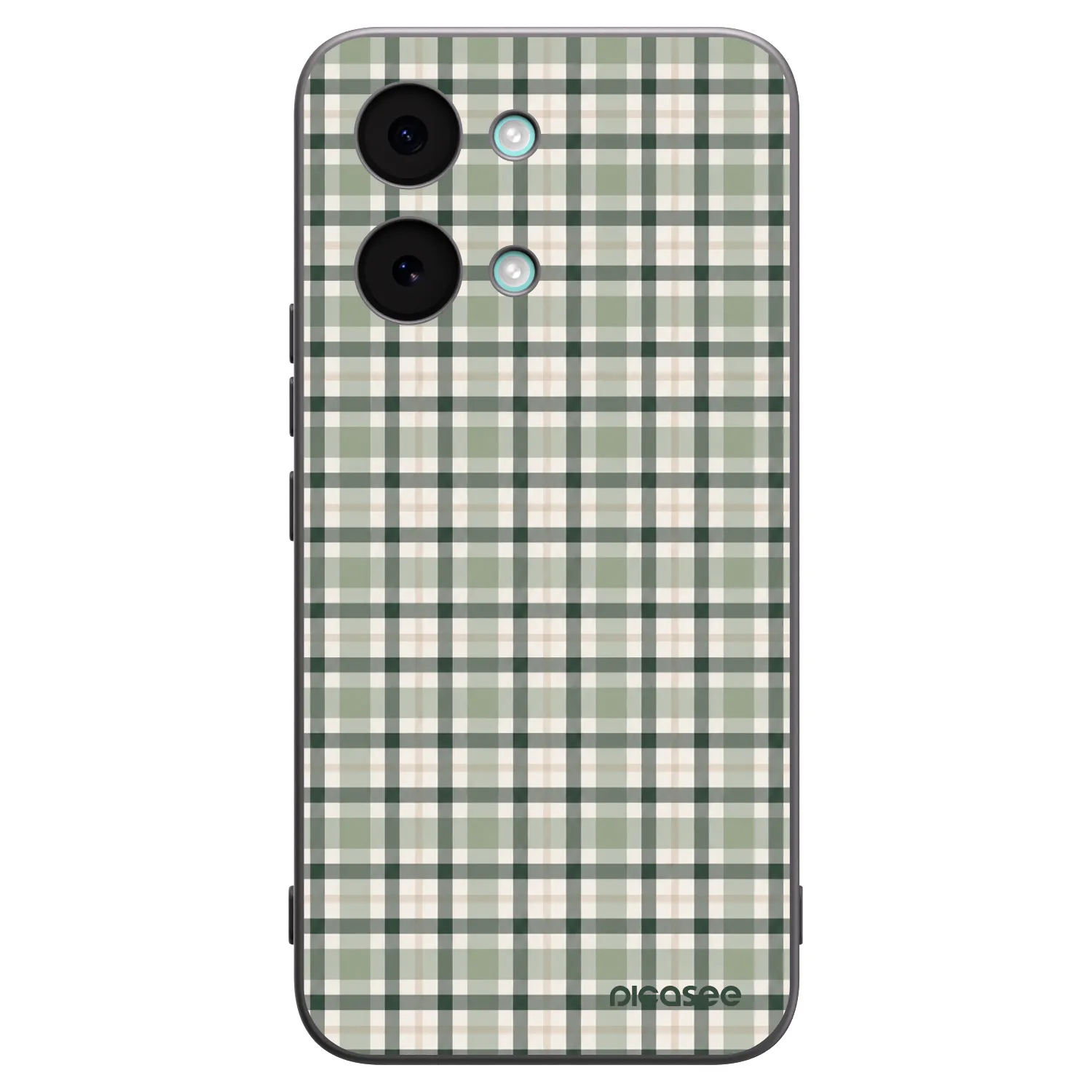 Picasee Μαύρη θήκη σιλικόνης για Xiaomi Poco X8 Pro Max - Sage Tartan