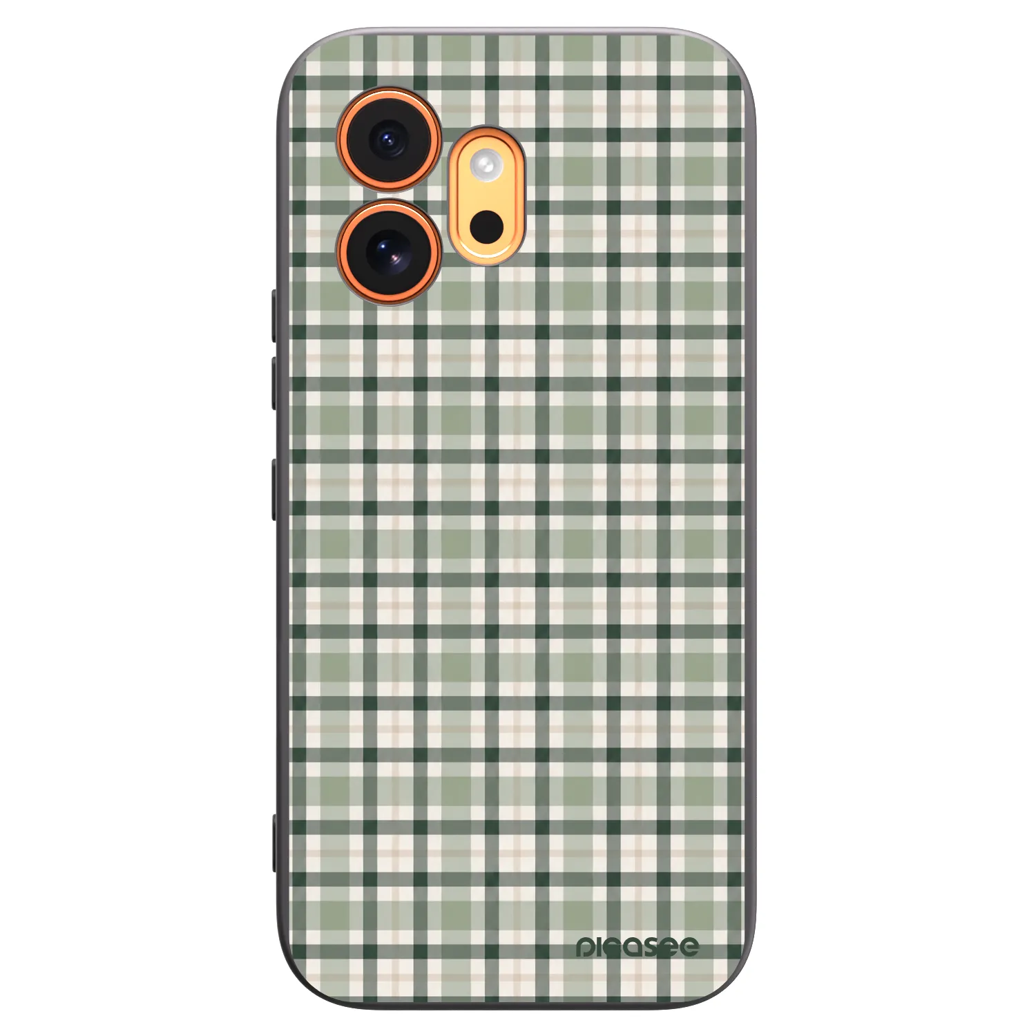 Picasee Μαύρη θήκη σιλικόνης για Honor 600 - Sage Tartan