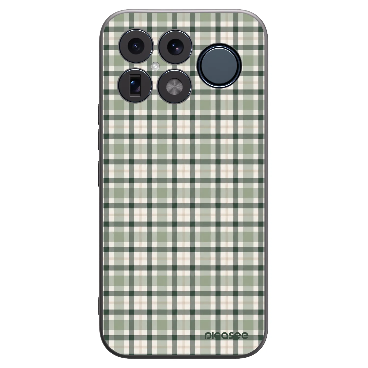 Picasee Μαύρη θήκη σιλικόνης για Xiaomi Poco F8 Ultra - Sage Tartan