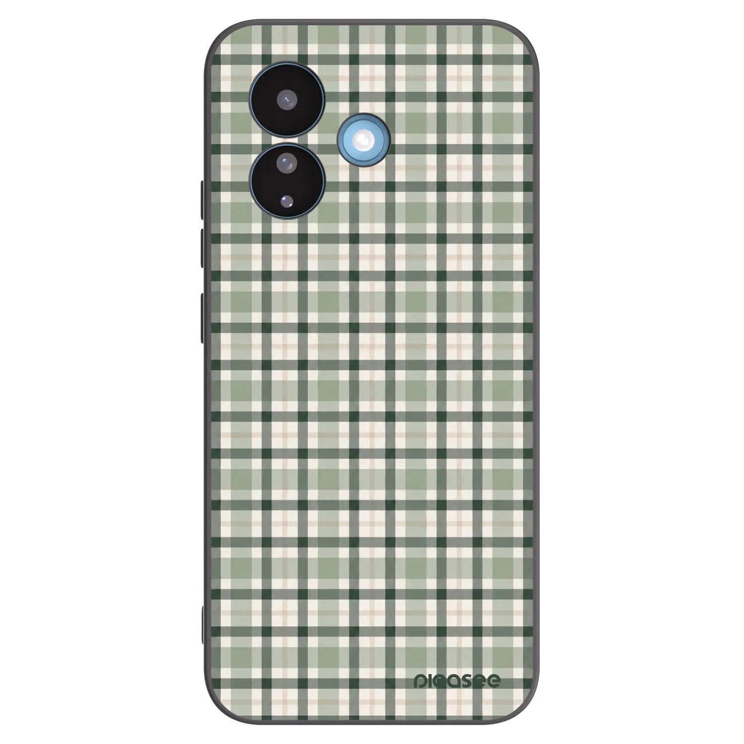 Picasee Μαύρη θήκη σιλικόνης για Xiaomi Redmi Note 17 Pro 5G - Sage Tartan