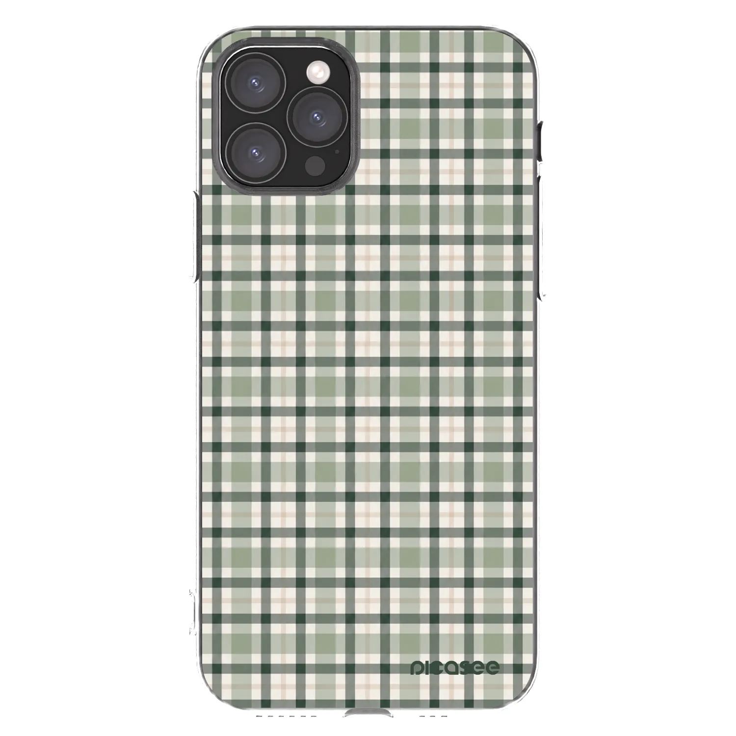 Picasee διαφανής θήκη σιλικόνης Apple iPhone 11 Pro - Sage Tartan